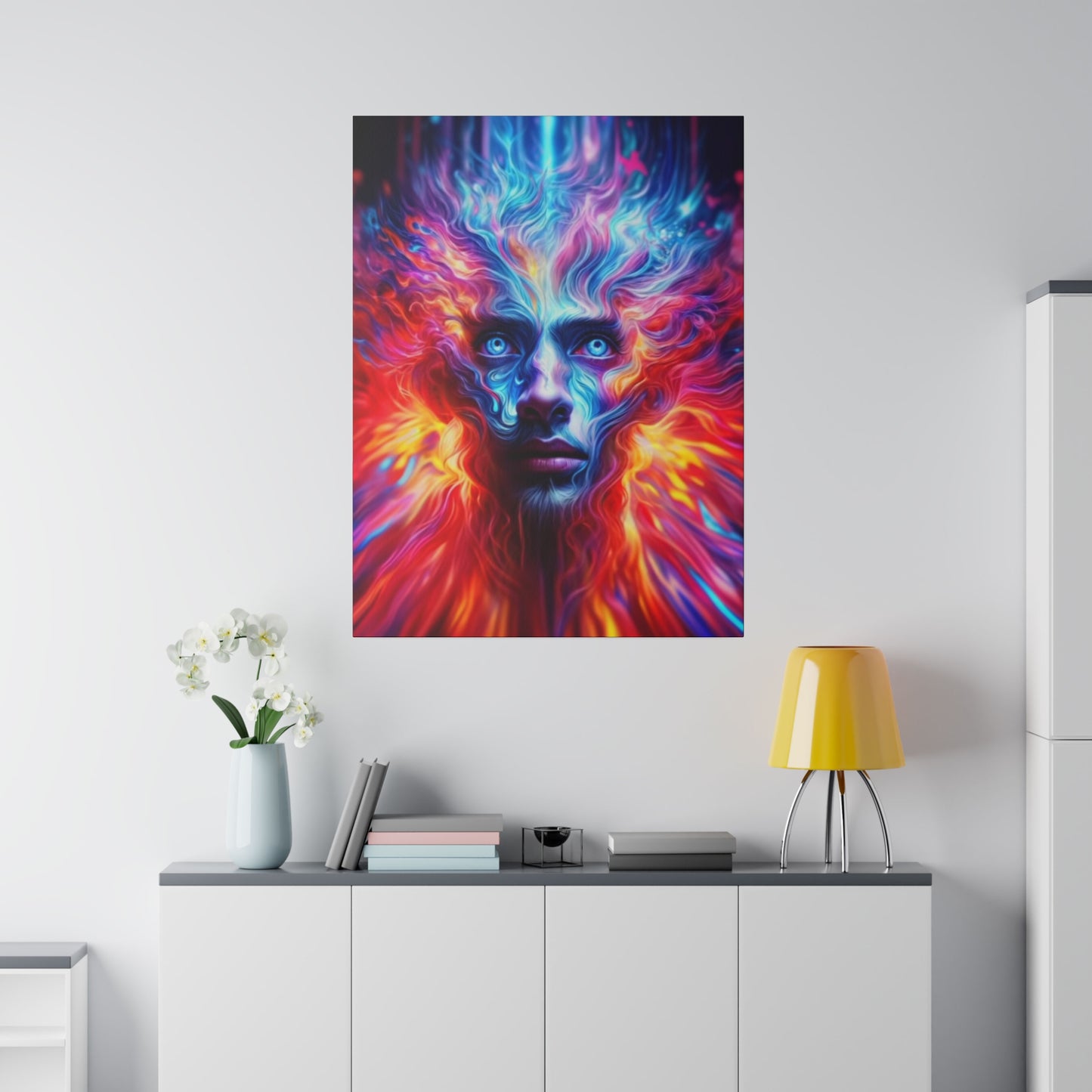 The Blue Man's Spectrum - Canvas