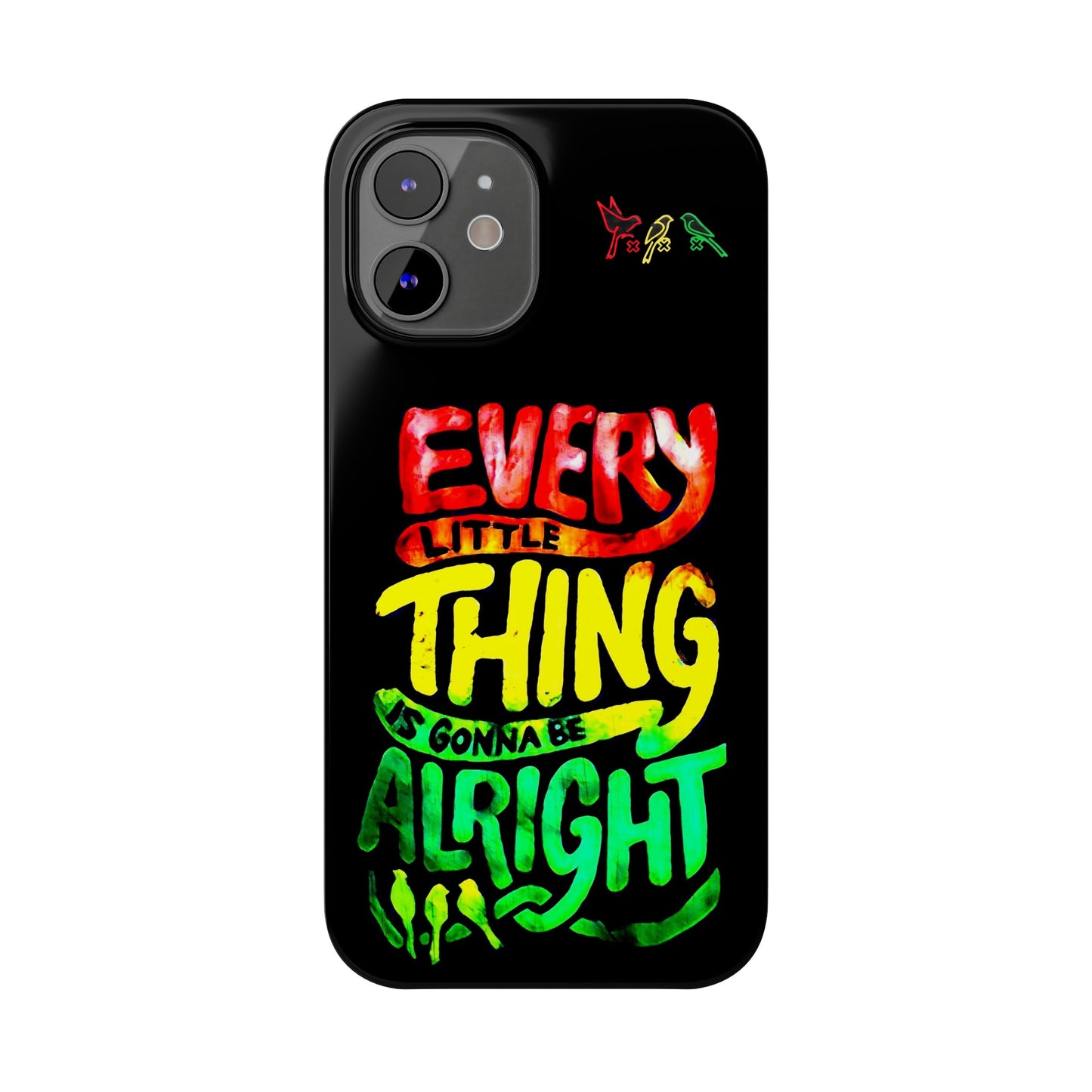 3 Little Birds - Bob Marley iPhone Cover: Peace and Protection