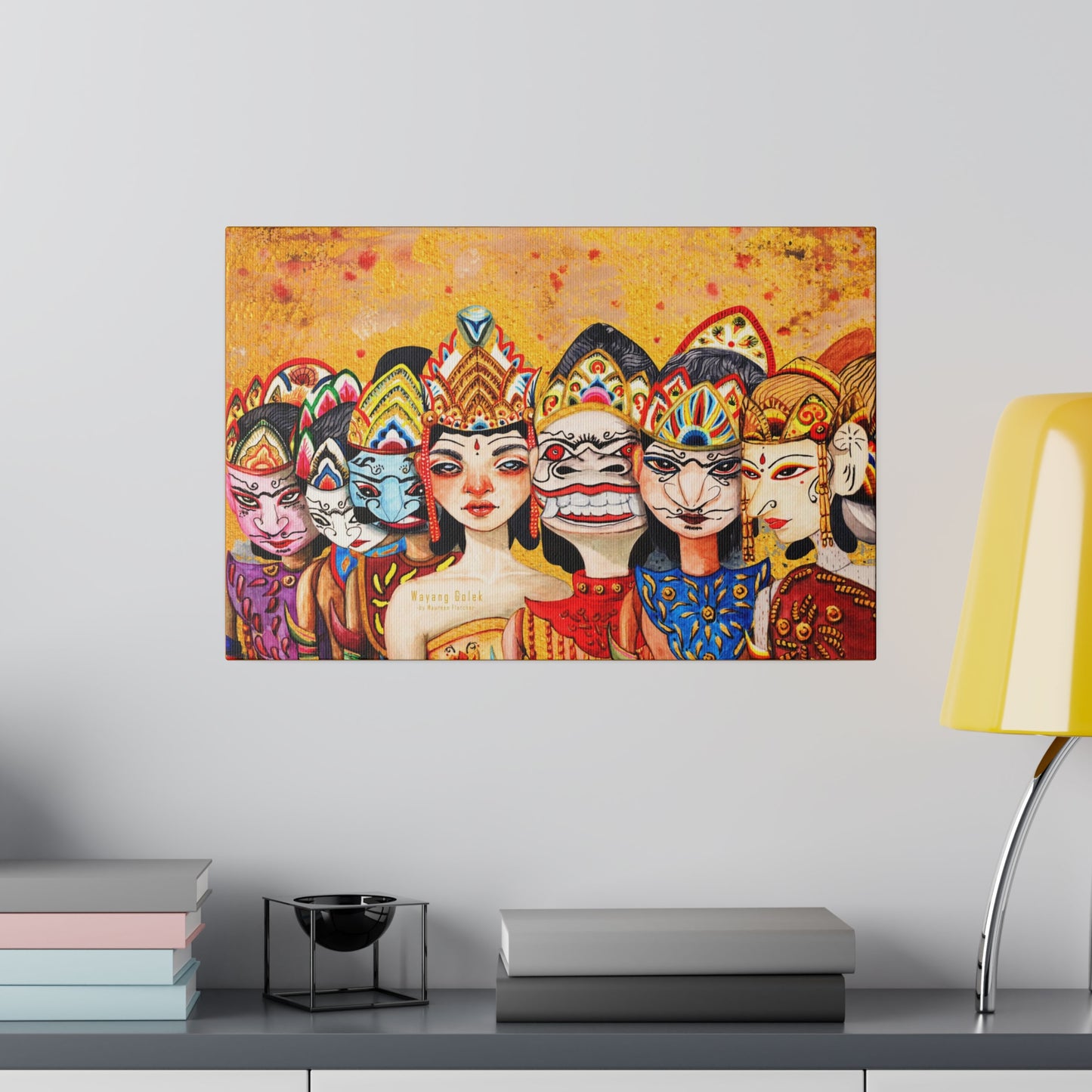 Wayang Art of Indonesia: Wall Decor - Canvas