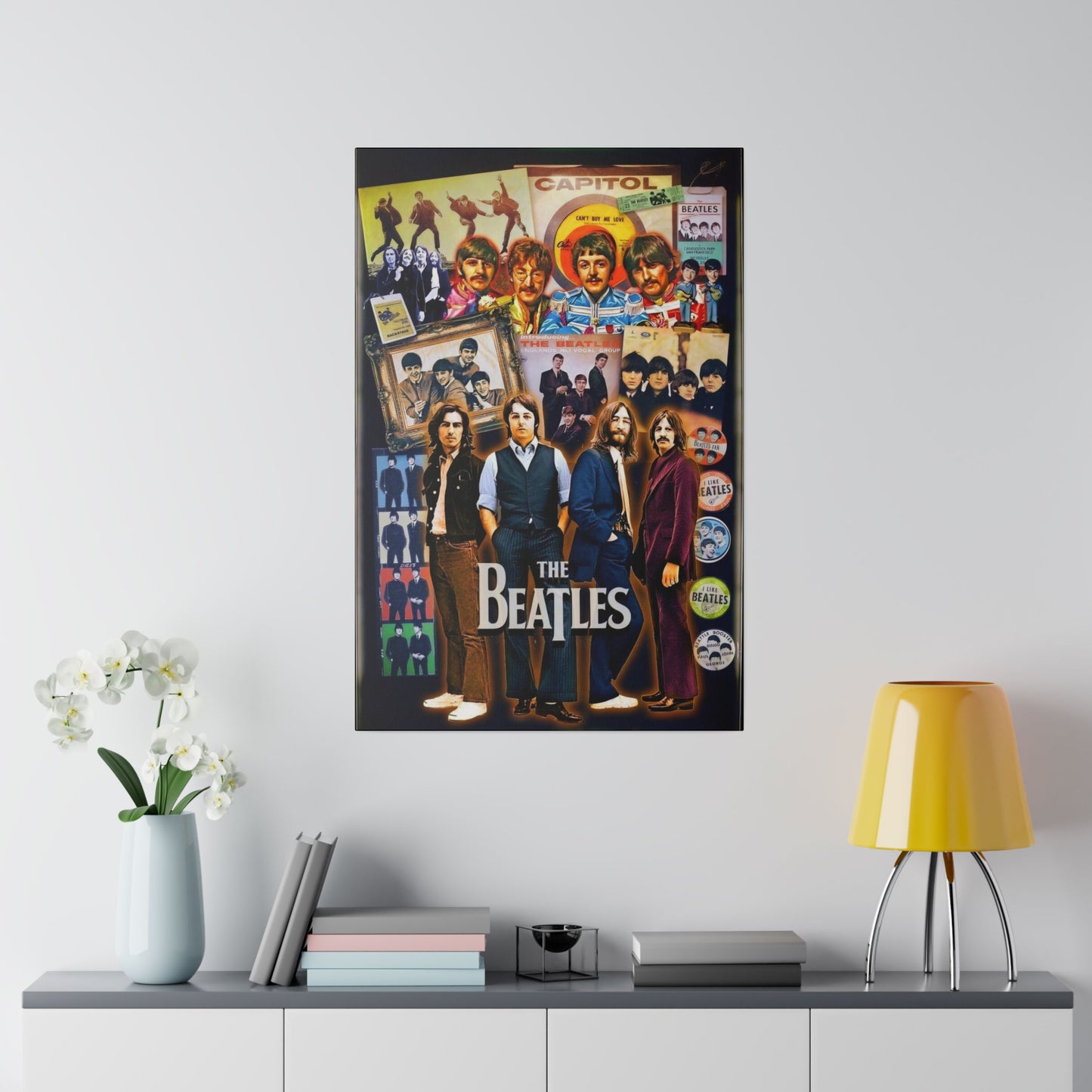 The Beatles: A Compilation of Many Years Canvas