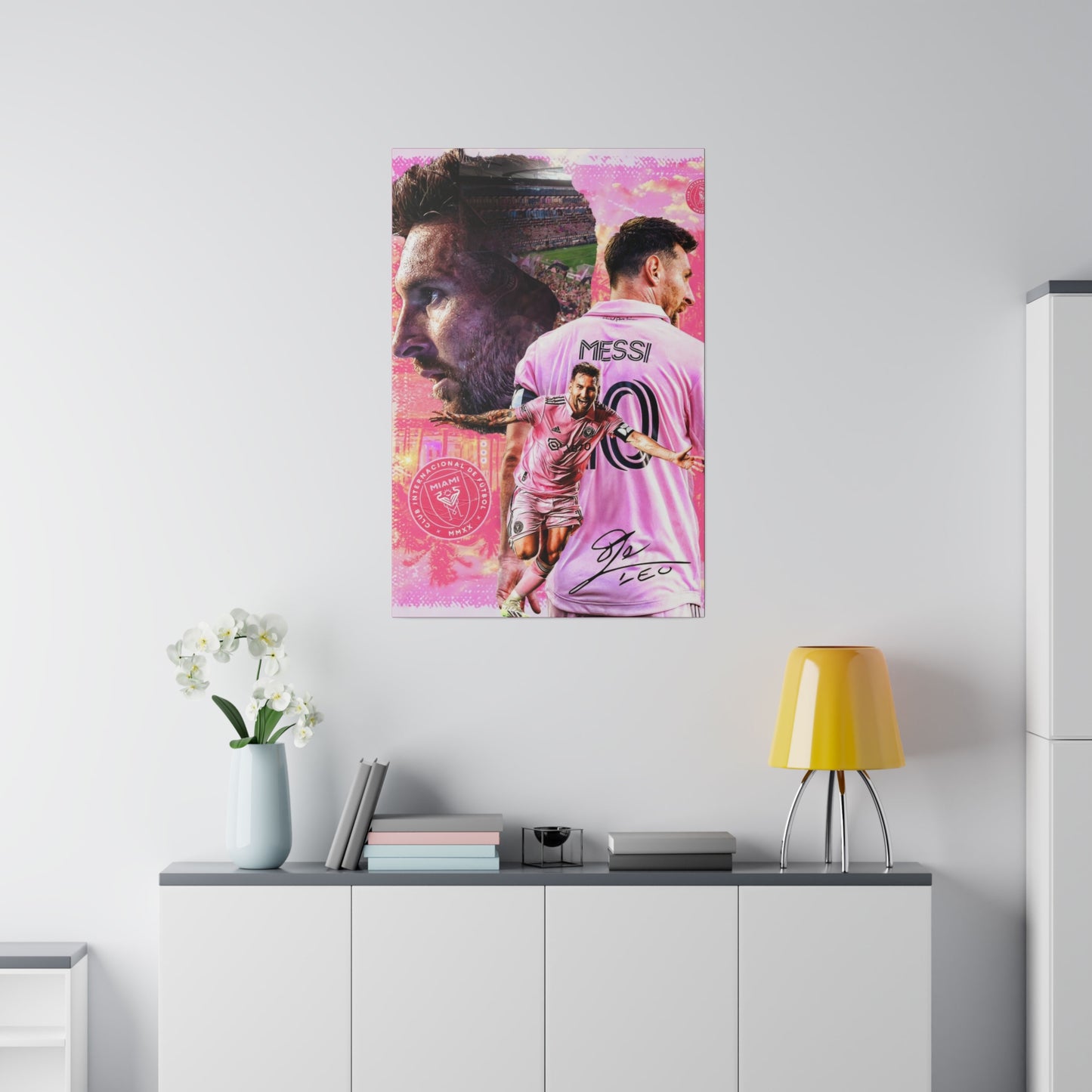 Messi by Inter Maimi on Canvas