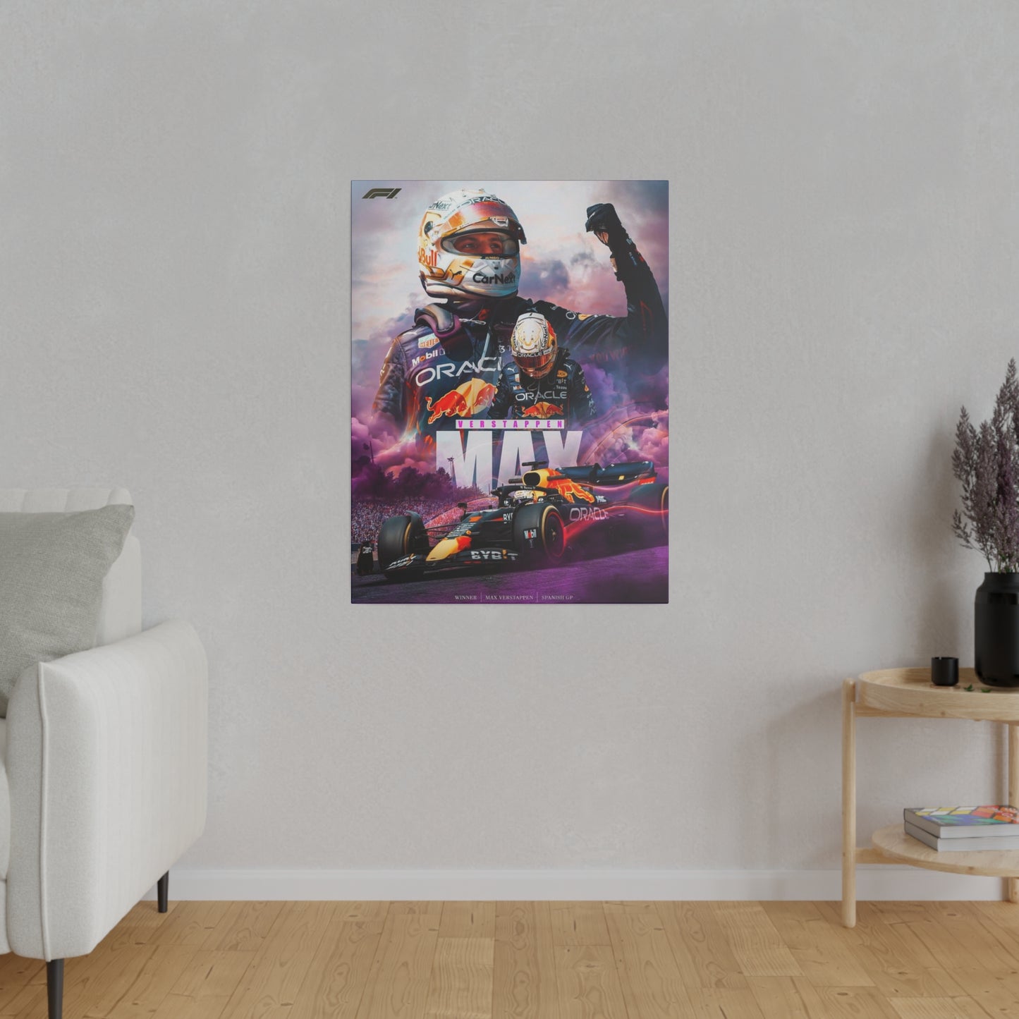 Max Verstappen: Redbull GP Spain Victory Canvas