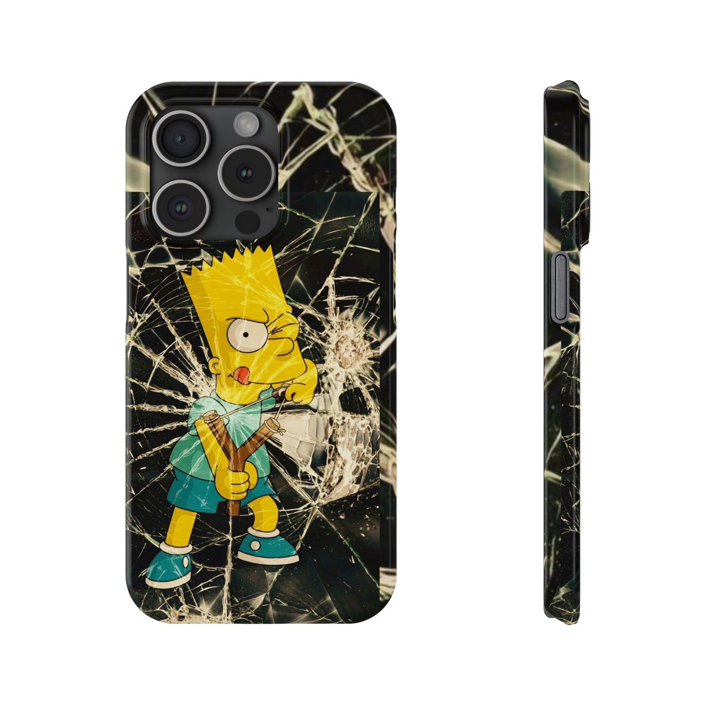 Bart Breaking Glass Iphone 15, 14, 13, 12 Cases