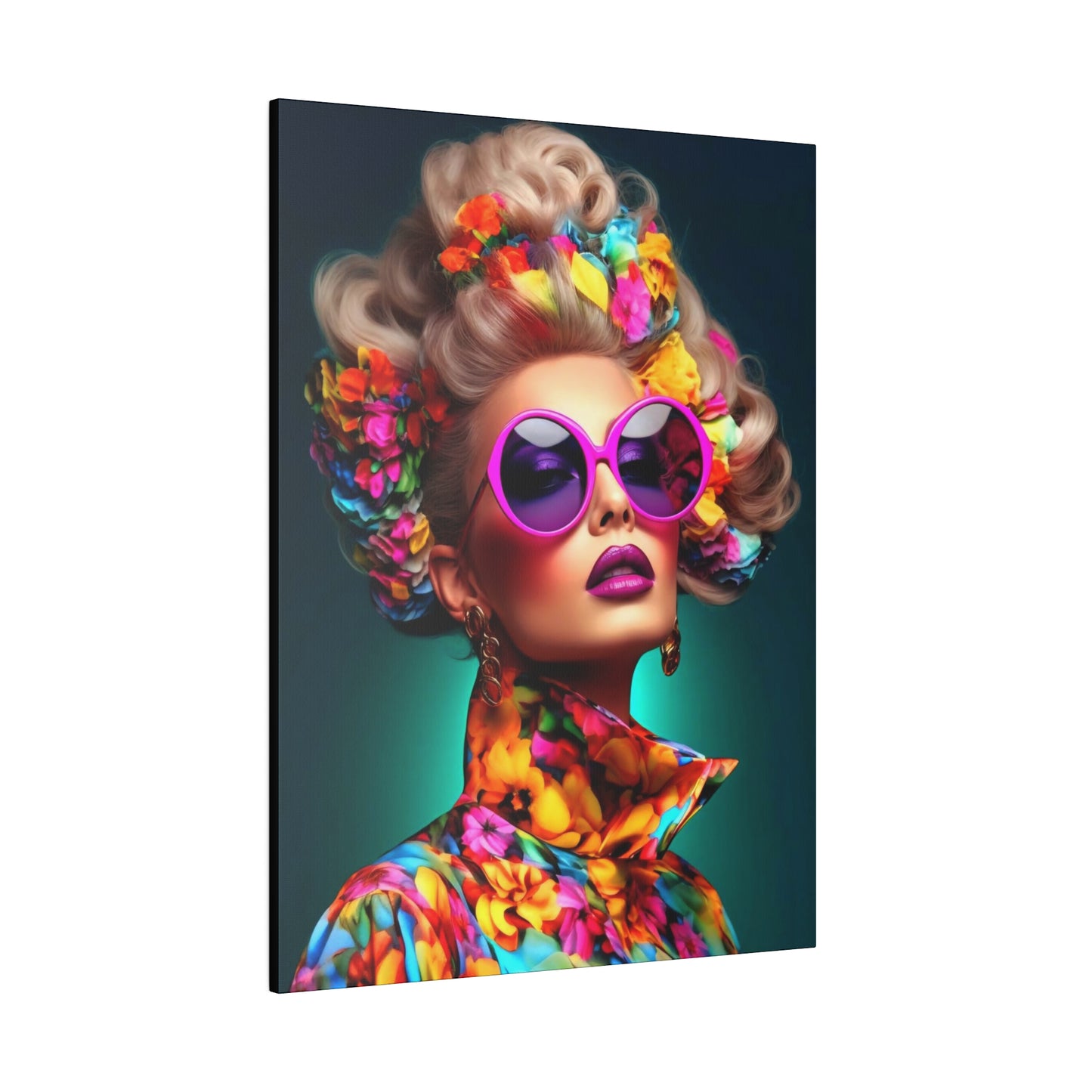 Vibrant Women: Colorful Art Style - Canvas