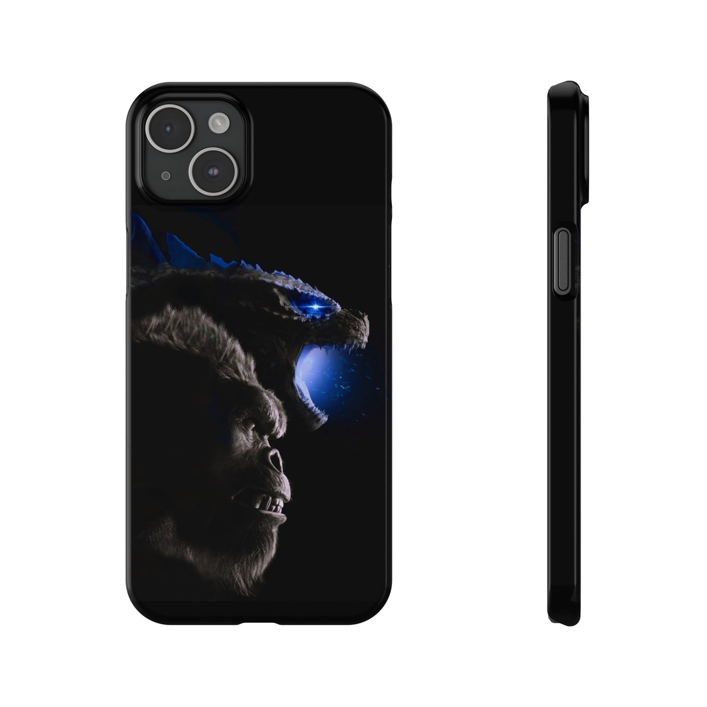 Godzilla x Kong New Age iPhone Cases: Unleash the Titans (Blue Edition)