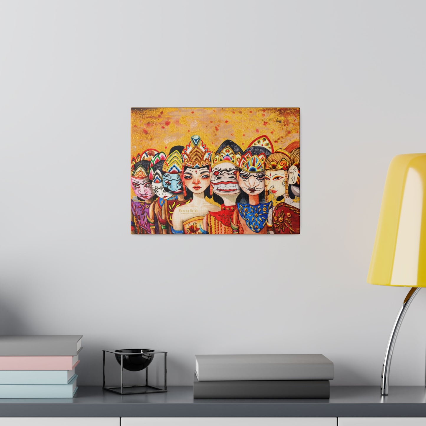 Wayang Art of Indonesia: Wall Decor - Canvas