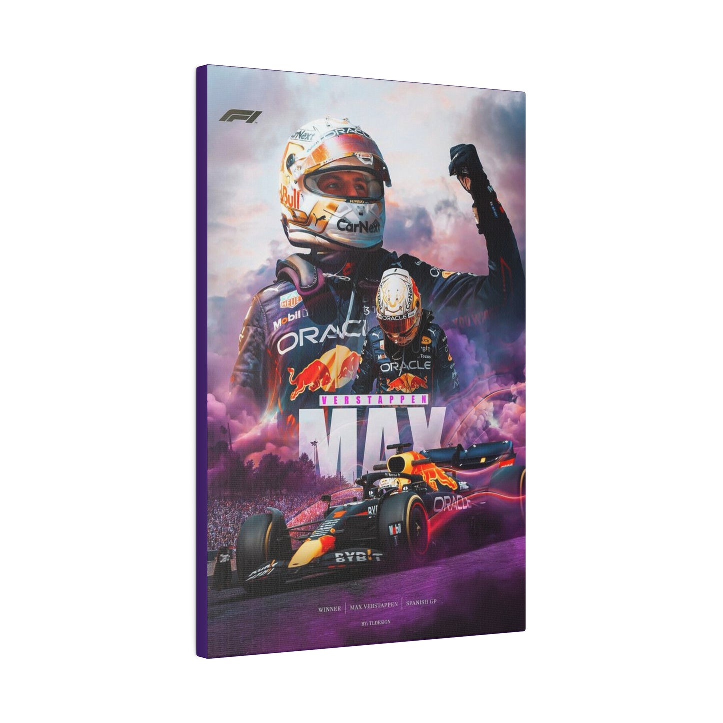 Max Verstappen: Redbull GP Spain Victory Canvas