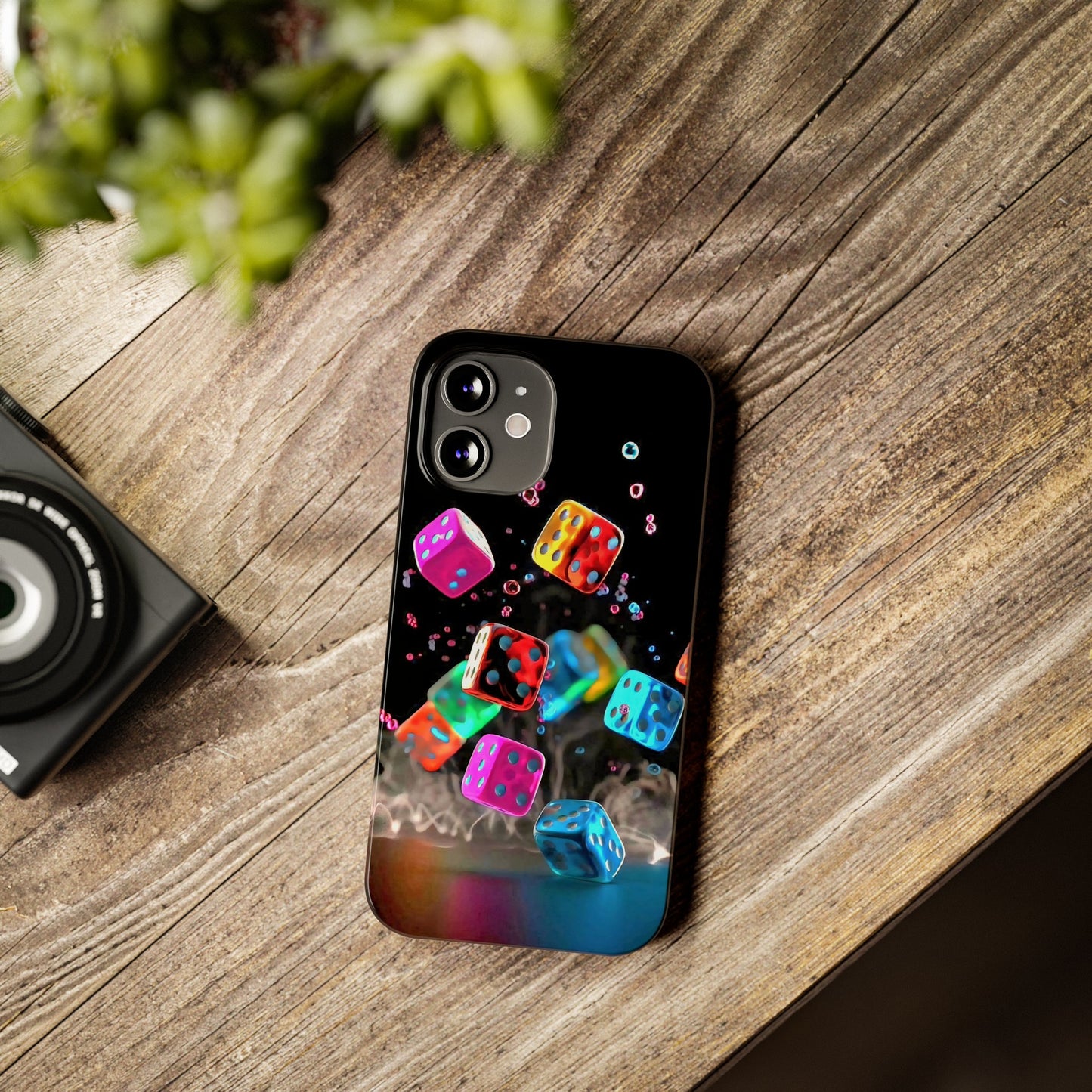 Falling Colorful Cubes, Iphone 15, 14, 13, 12 Cases
