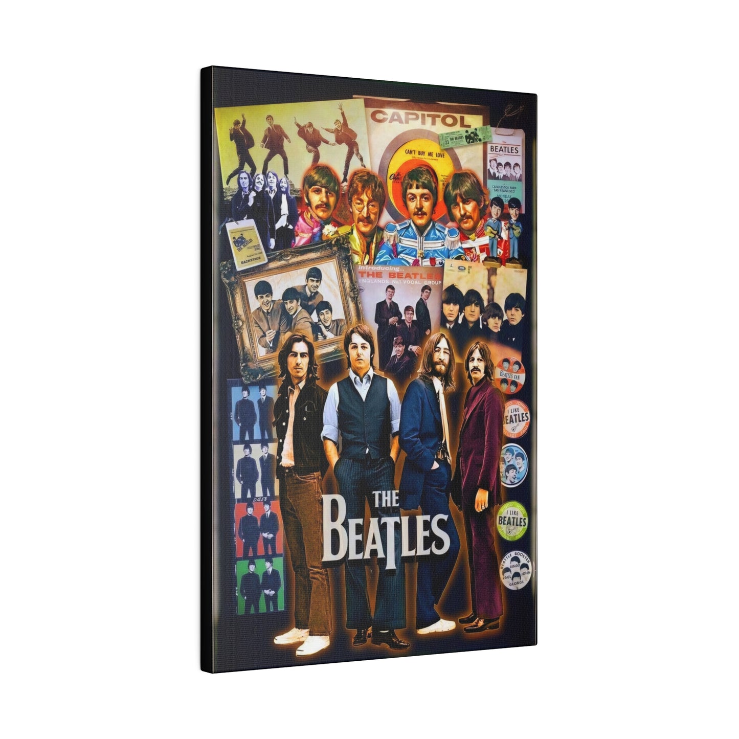 The Beatles: A Compilation of Many Years Canvas
