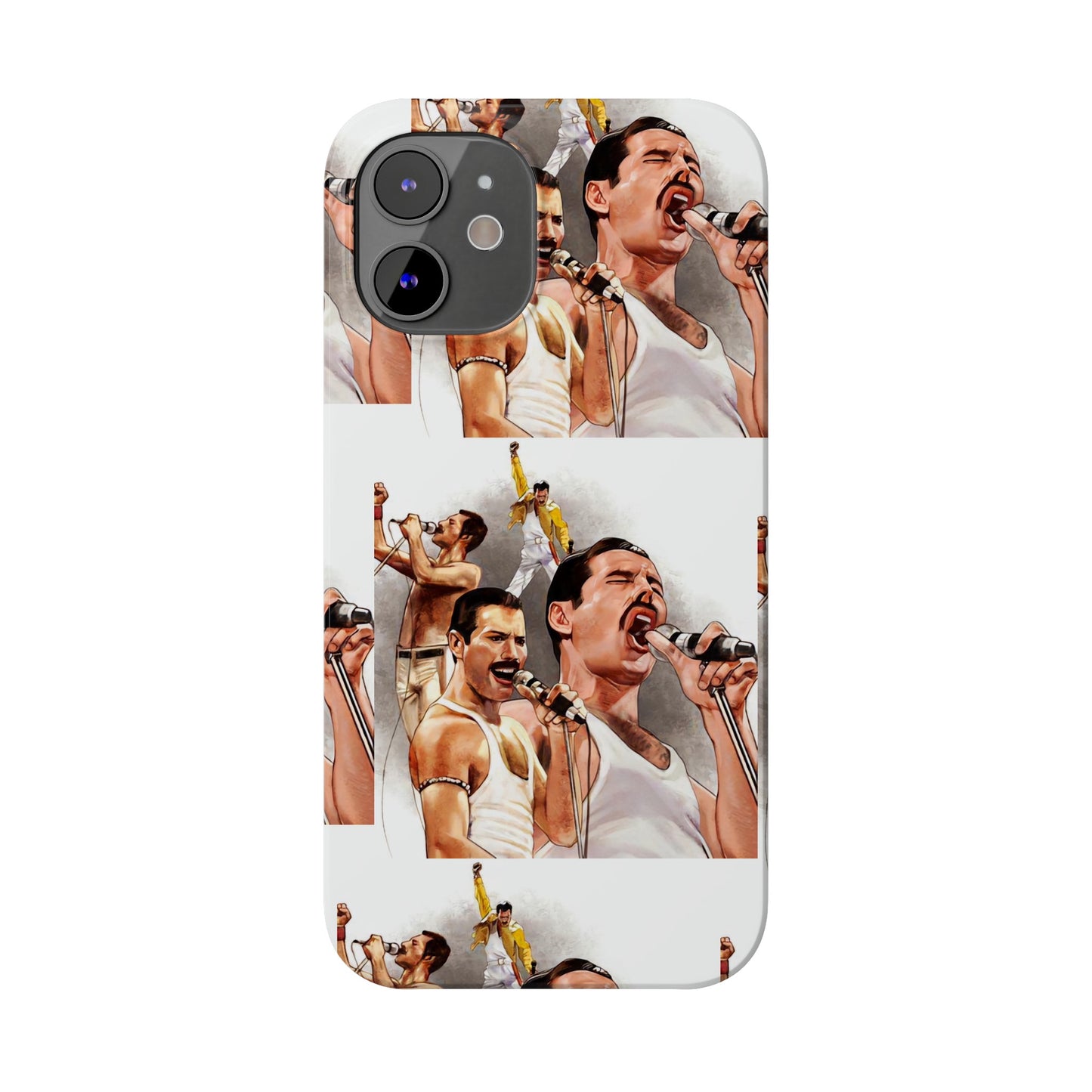 Freddie Mercury, Live, Queen, Iphone 15, 14, 13, 12 Cases