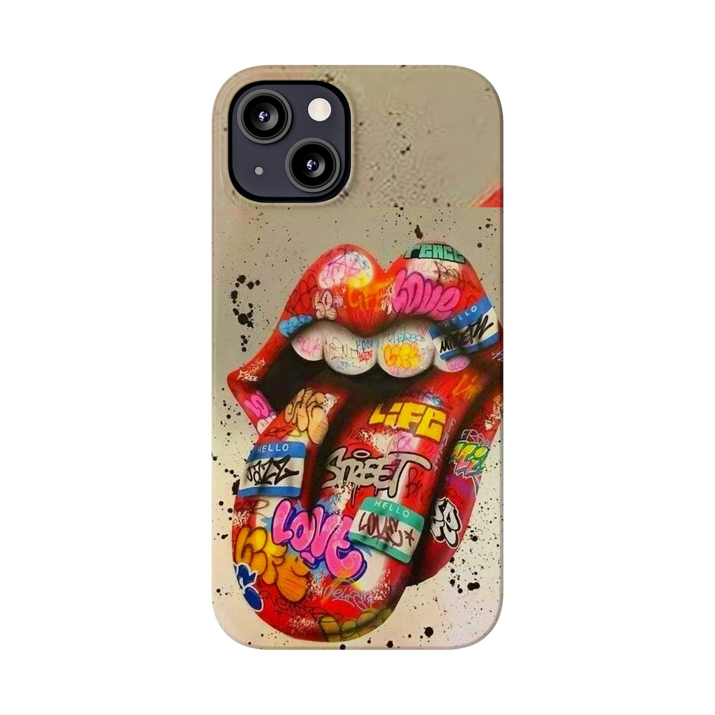 Rolling Stones Tongue Logo Iphone 15, 14, 13, 12 Cases