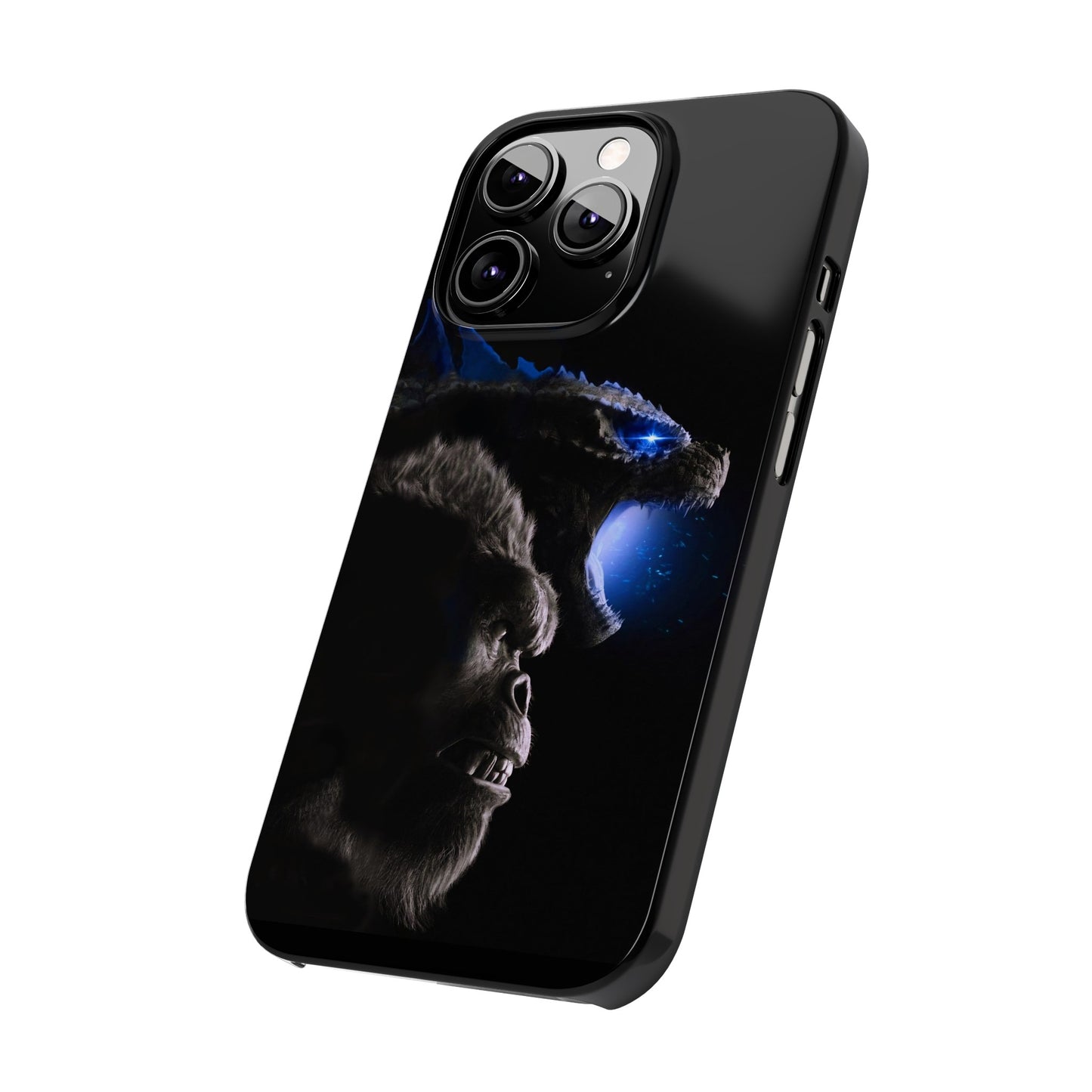 Godzilla x Kong New Age iPhone Cases: Unleash the Titans (Blue Edition)
