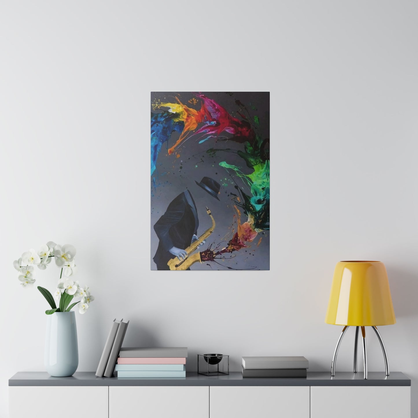 Saxophonist Symphony: Music-Inspired - Canvas