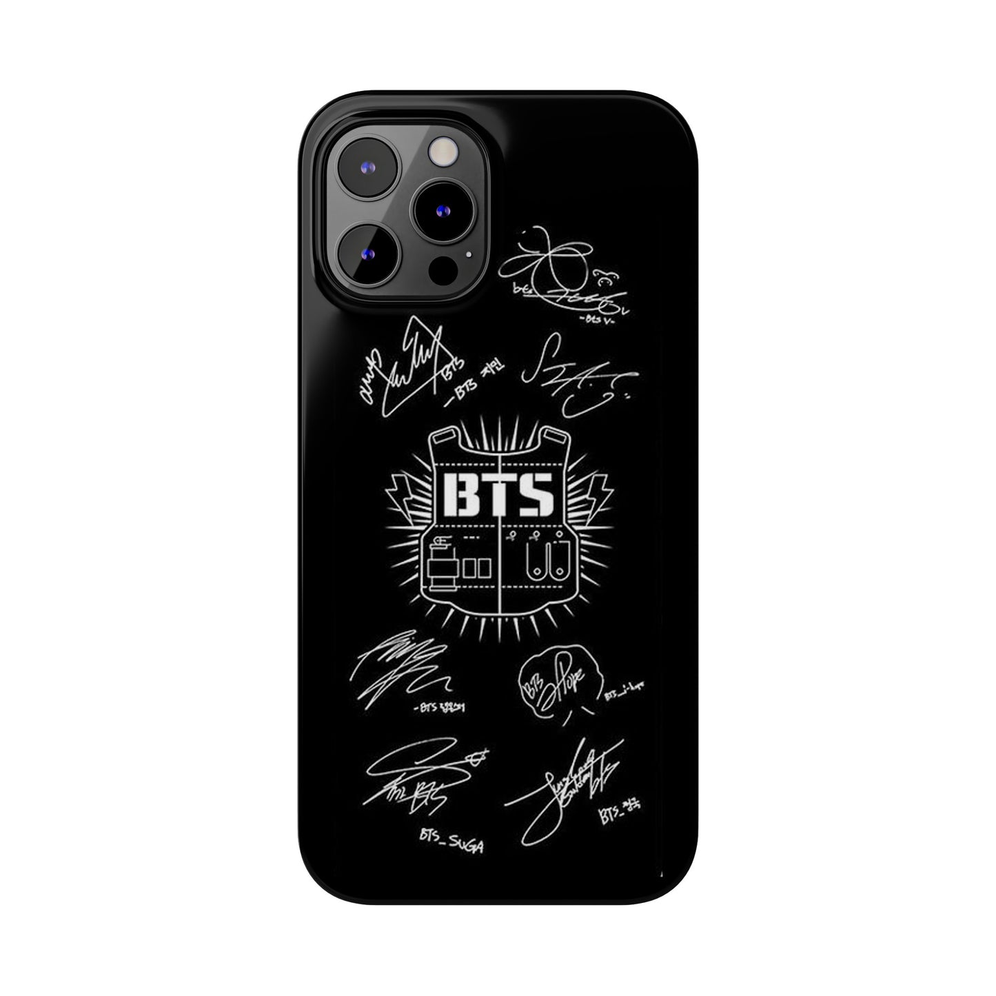 BTS Signature IPhone 15, 14, 13, 12 Cases