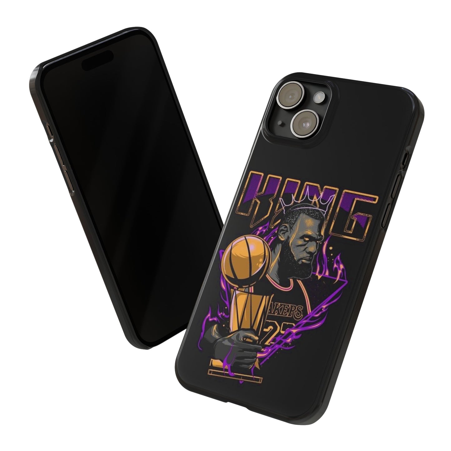 LeBron James is The King Iphone 15, 14, 13, 12, 11 Cases