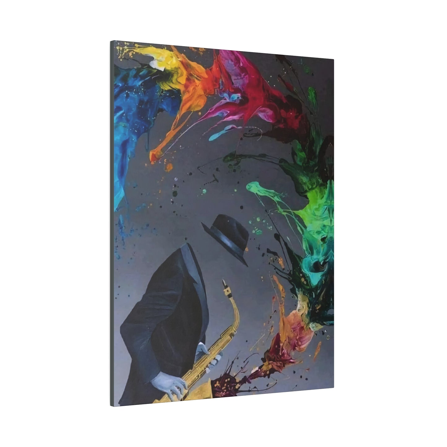 Saxophonist Symphony: Music-Inspired - Canvas