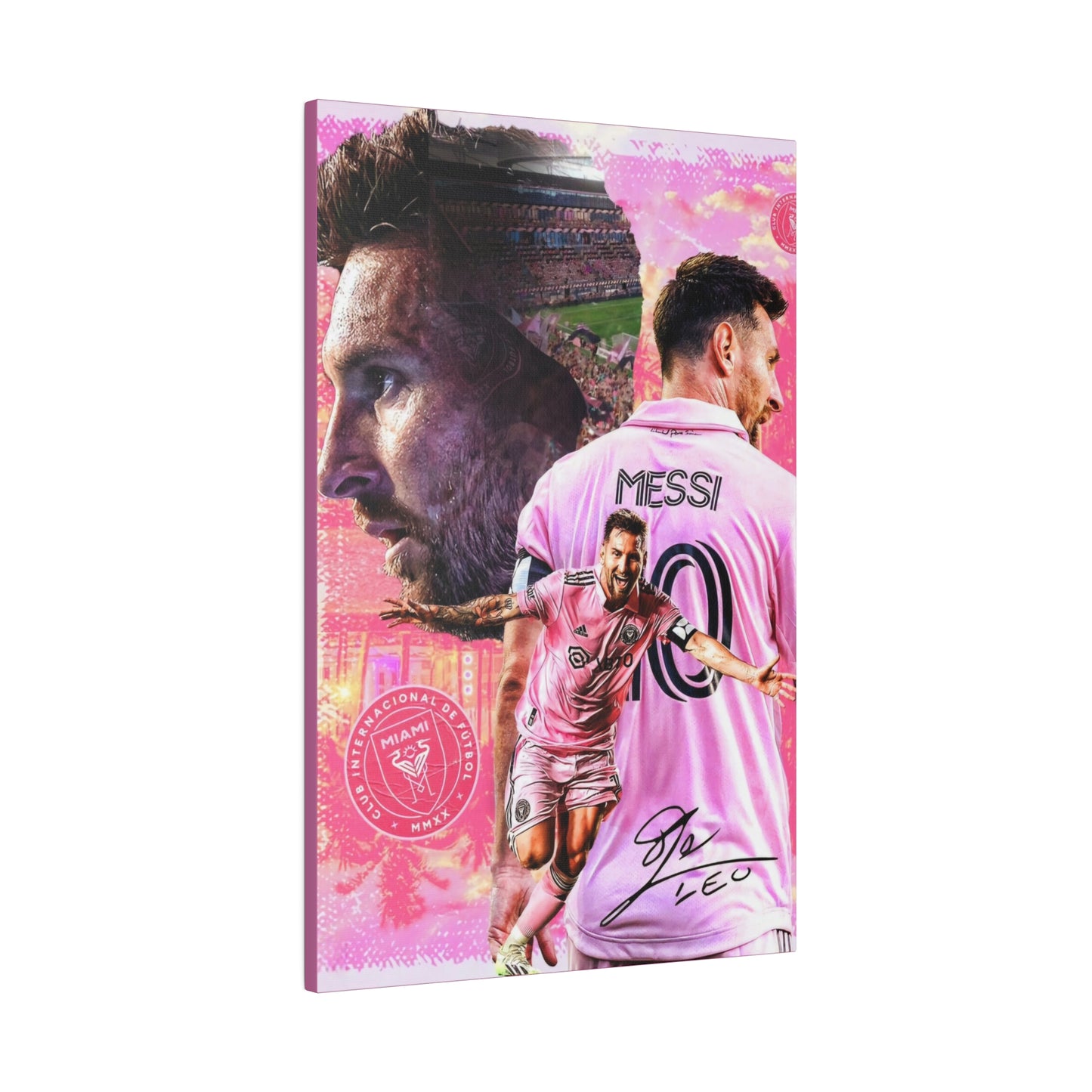 Messi by Inter Maimi on Canvas