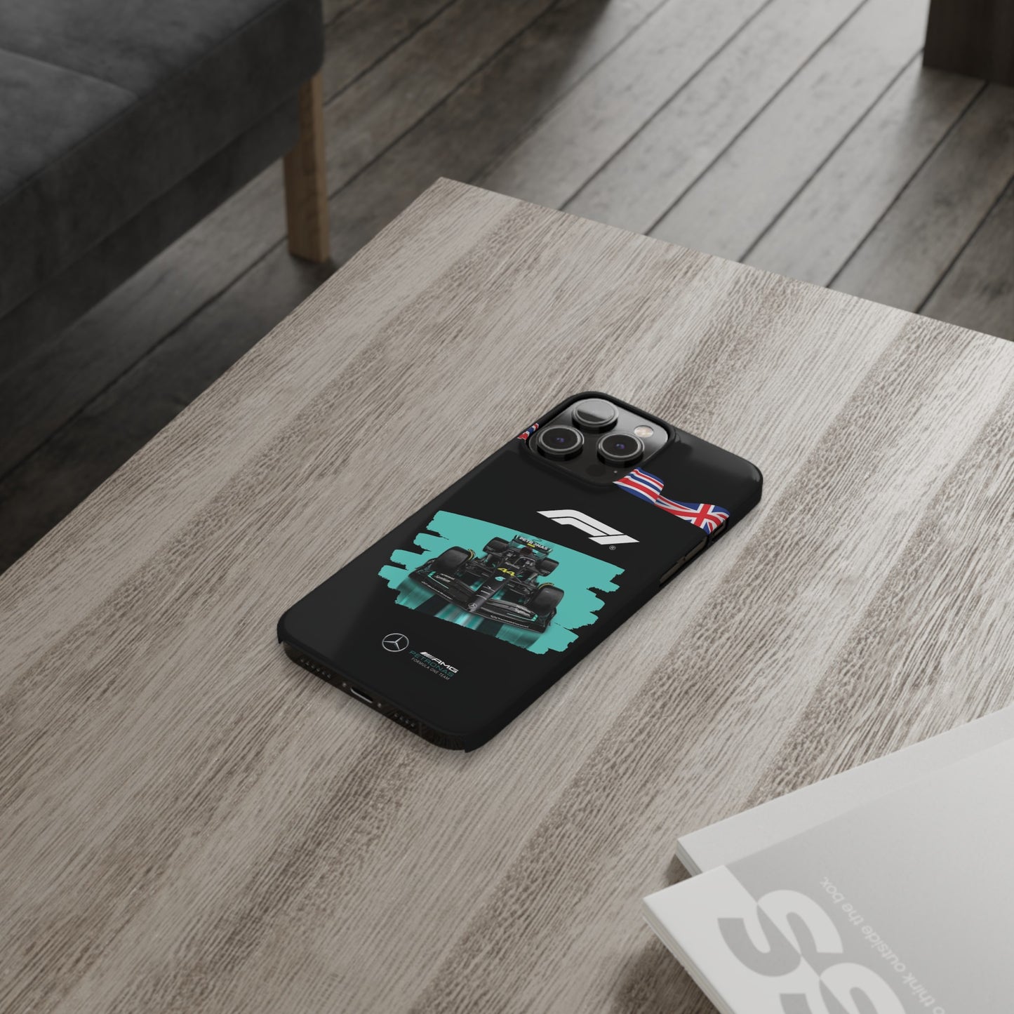 F1 Mercedes Black Edition Iphone Cases