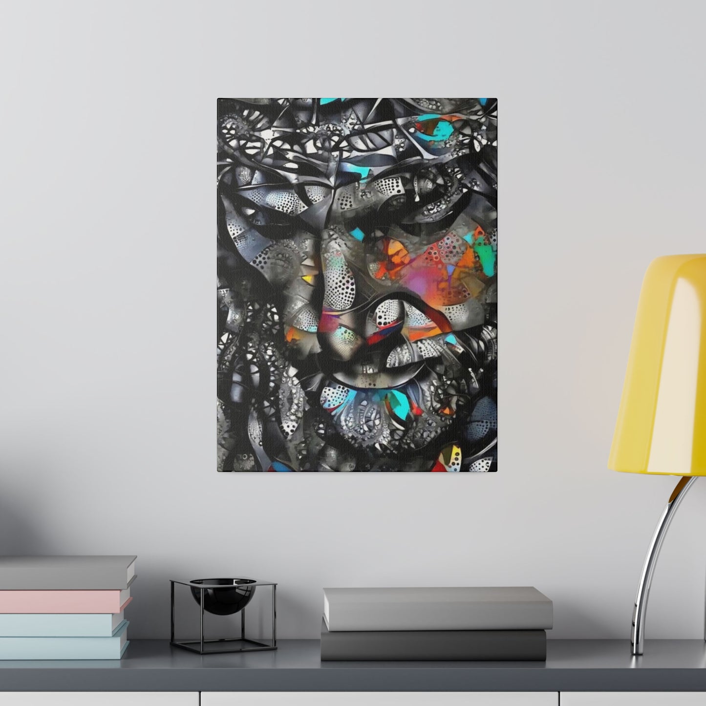 Jesus with Thorn Crown: Sacred Wall Art - Canvas