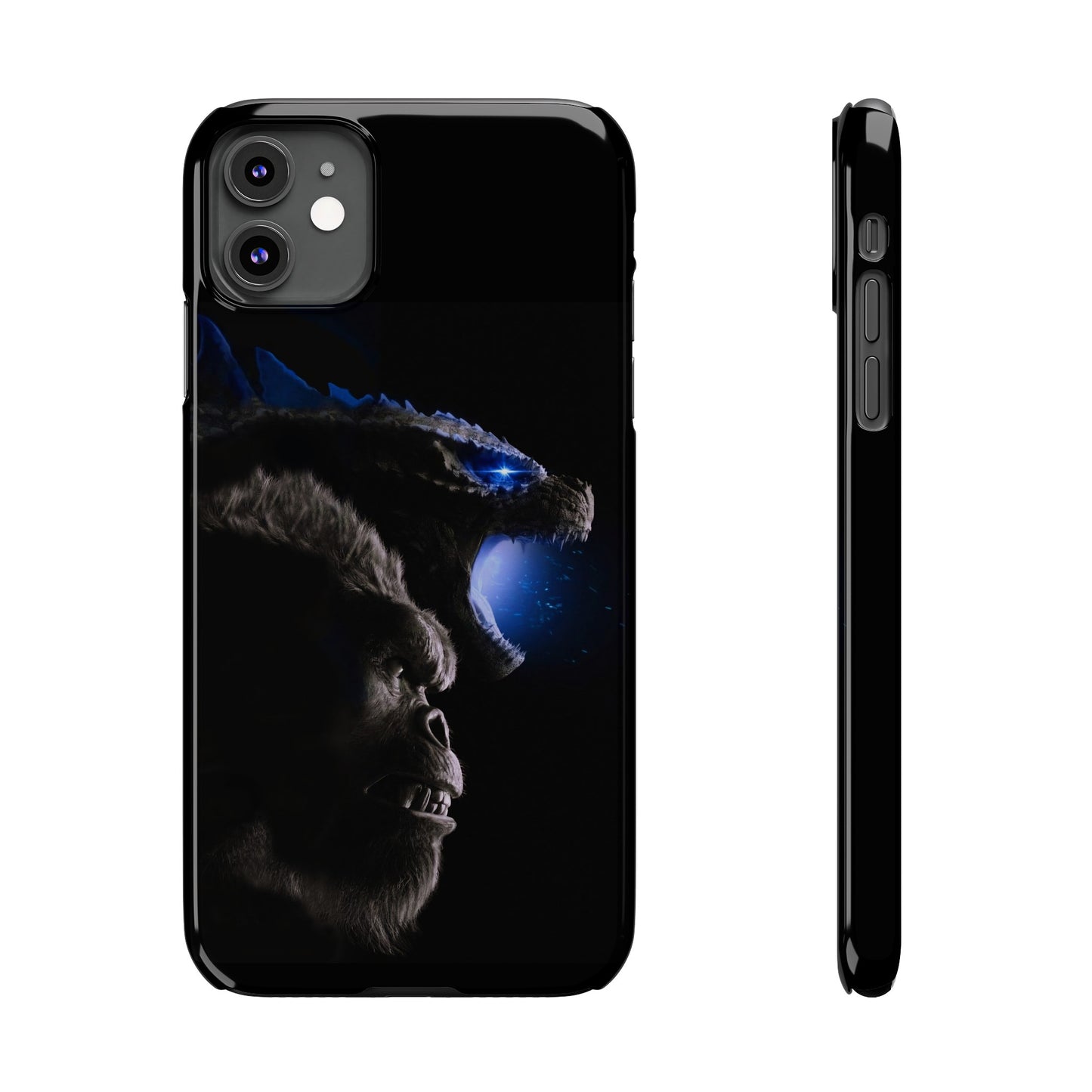 Godzilla x Kong New Age iPhone Cases: Unleash the Titans (Blue Edition)