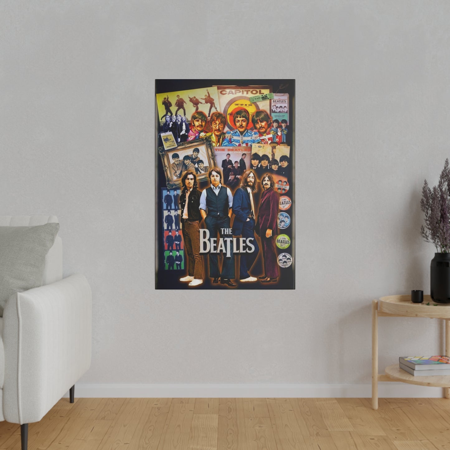 The Beatles: A Compilation of Many Years Canvas