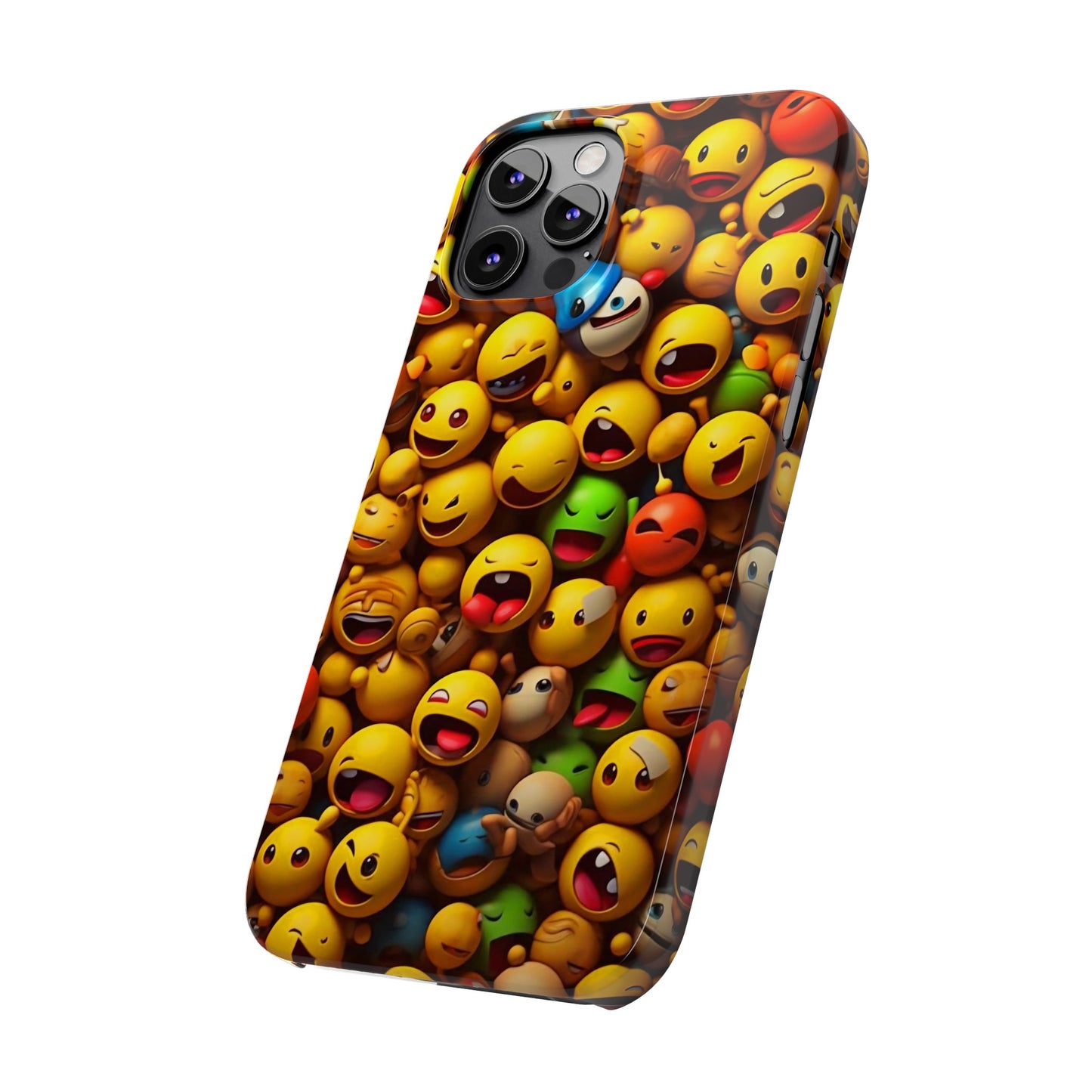 Colorful Emoji Iphone 15, 14, 13, 12 Cases