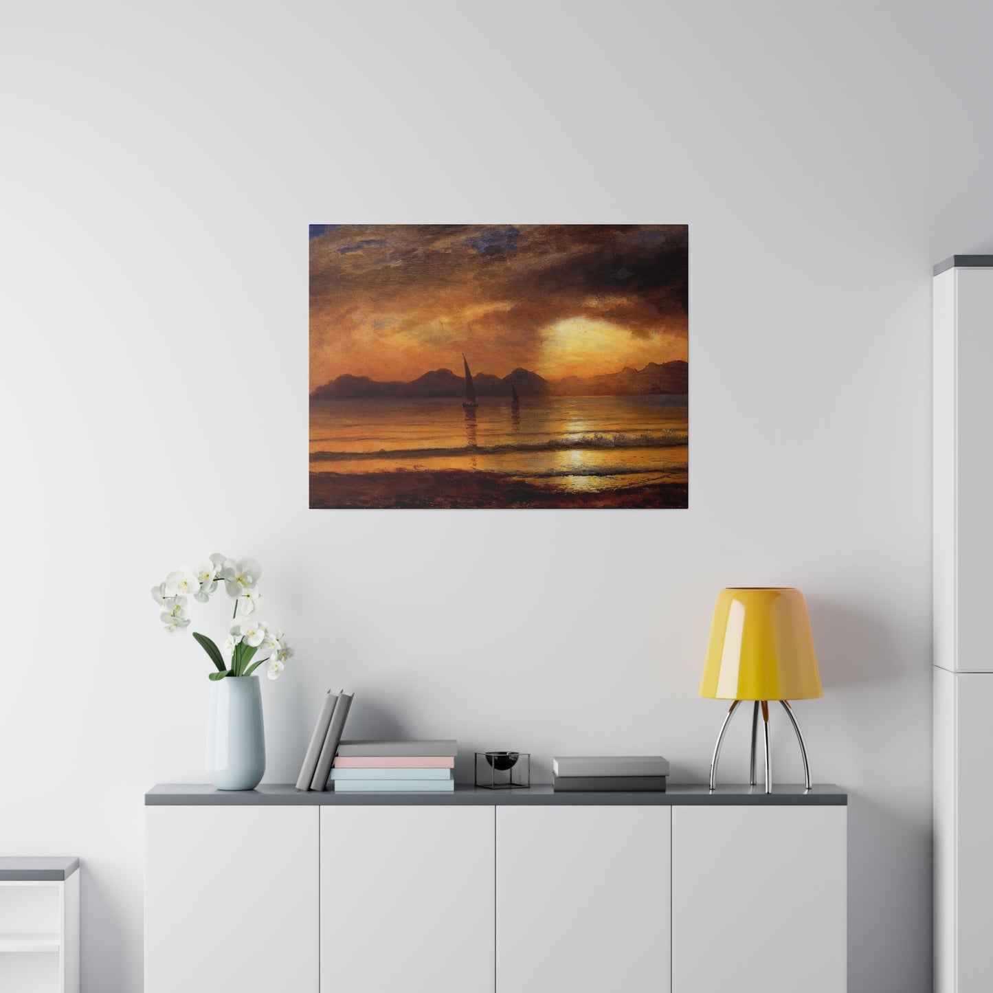 Sailing Into The Sunset - Canvas