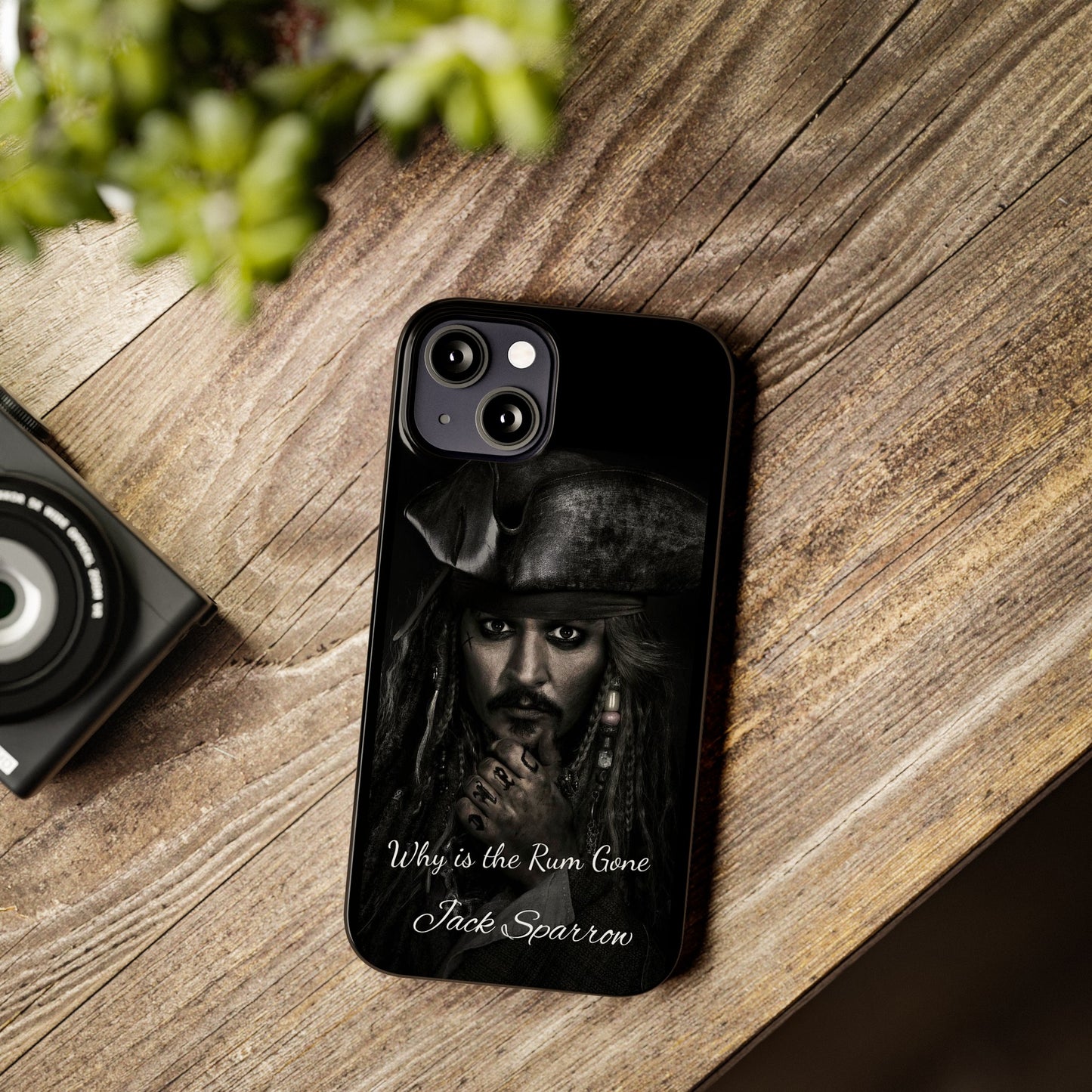 Captain Jack Sparrow: Where's the Rum? iPhone 15, 14, 13, 12 Cases