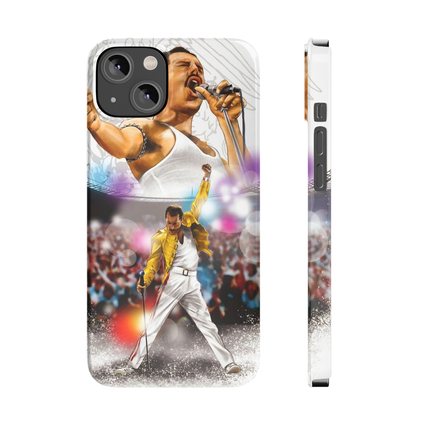 Freddy Mercury & Queen iPhone 15, 14, 13, 12 Cases