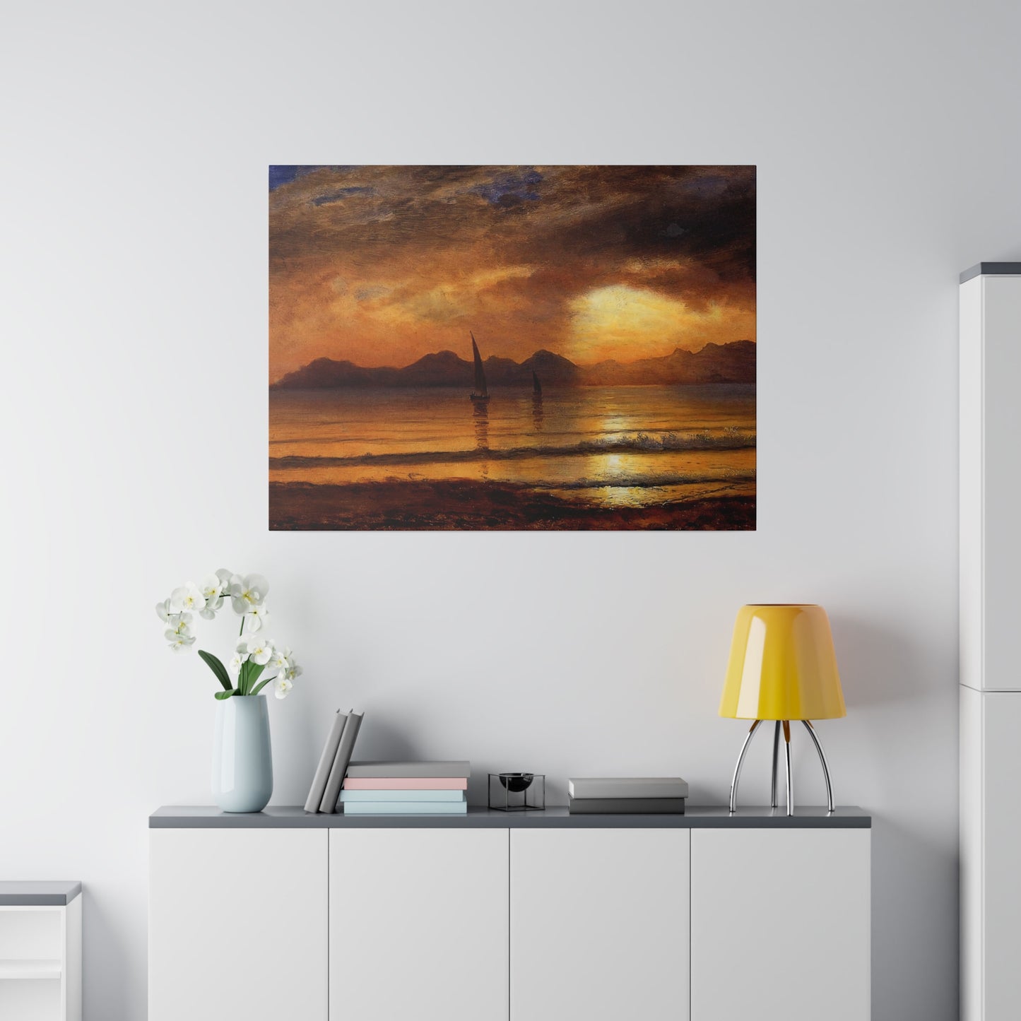 Sailing Into The Sunset - Canvas