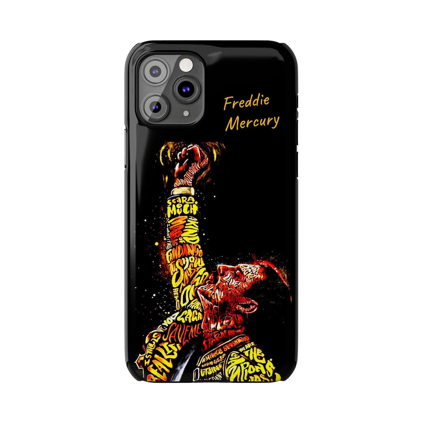 Freddie Mercury Songs IPhone 15, 14, 13, 12, 11 Cases