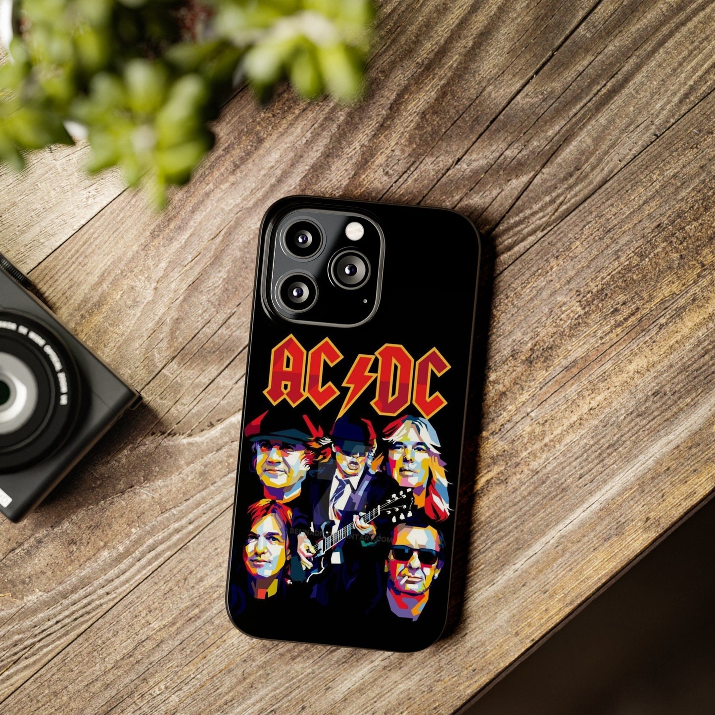 AC/DC IPhone 15, 14, 13, 12 Cases - Art design