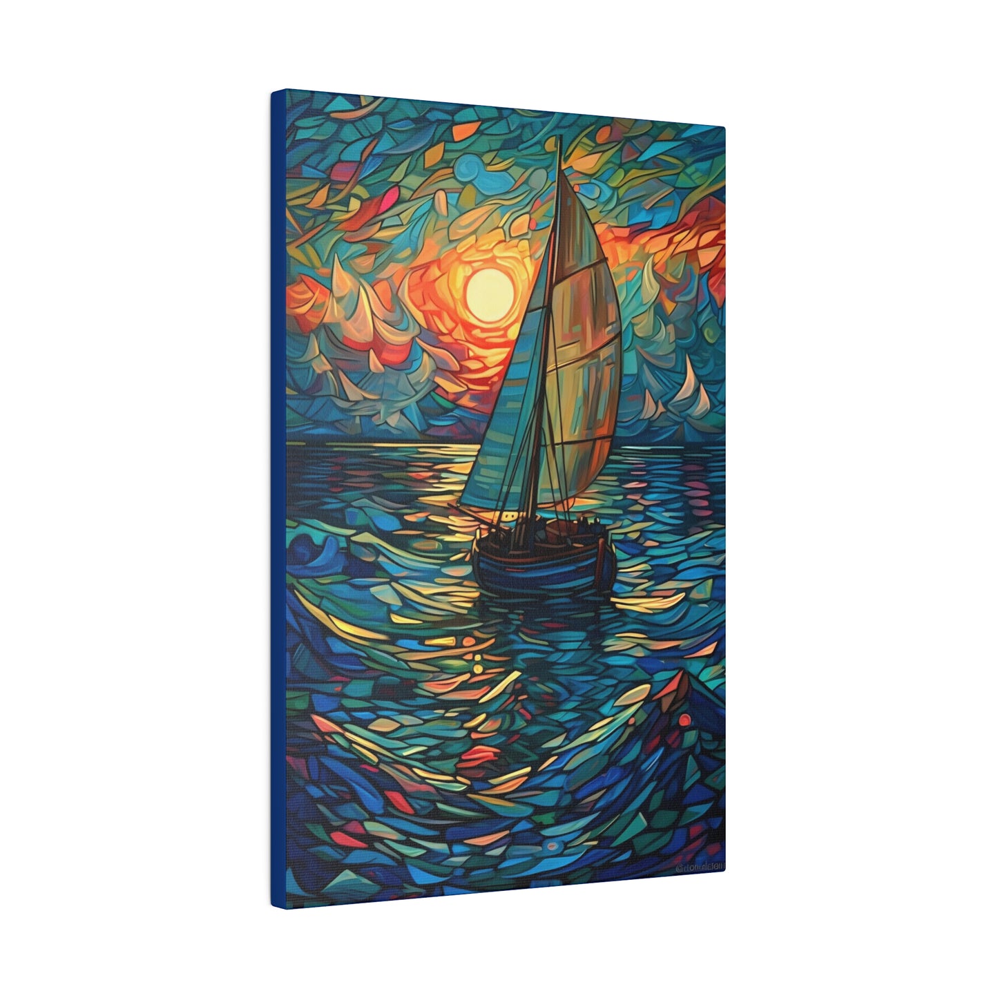 Ship on the Sea: Nautical Wall Art - Canvas