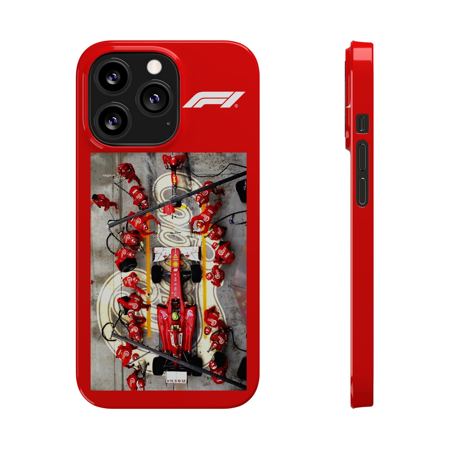 F1 Ferrari Pitstop Iphone Cases