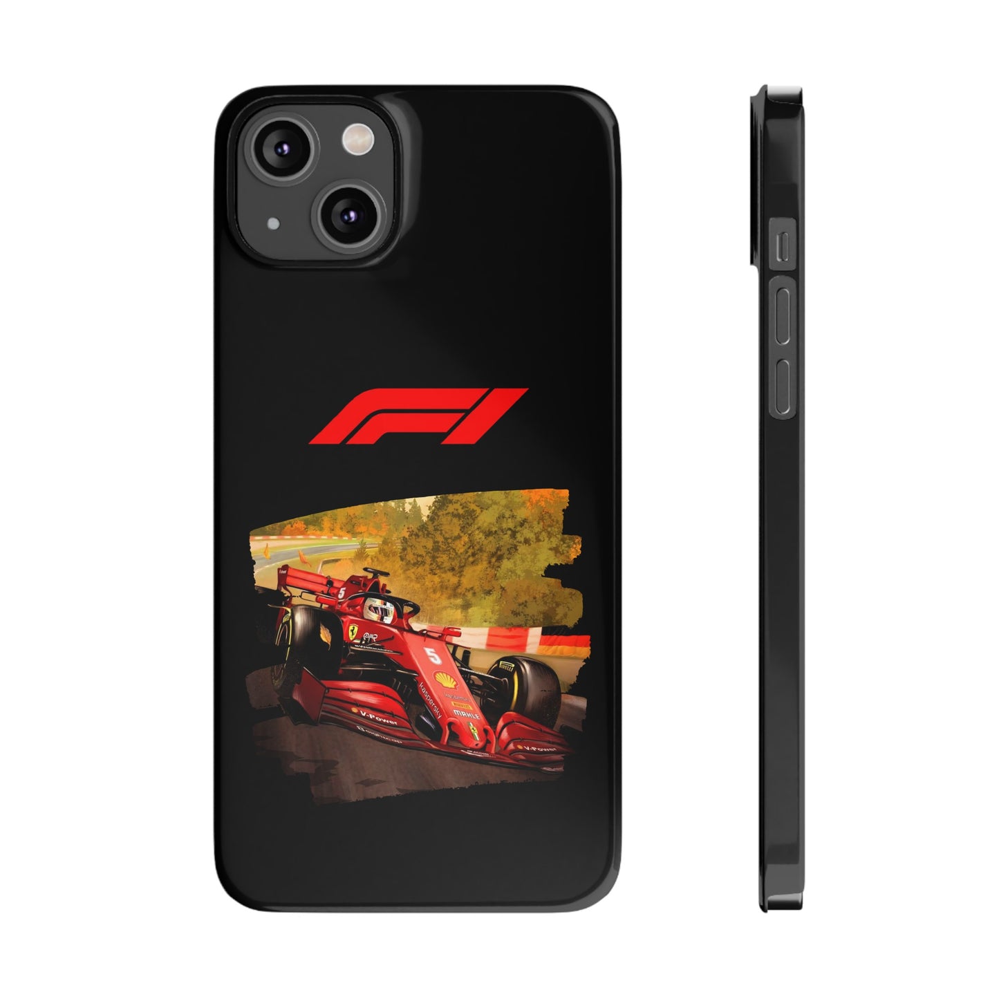 F1 Ferrari's power Iphone 15, 14, 13, 12, 11 Cases