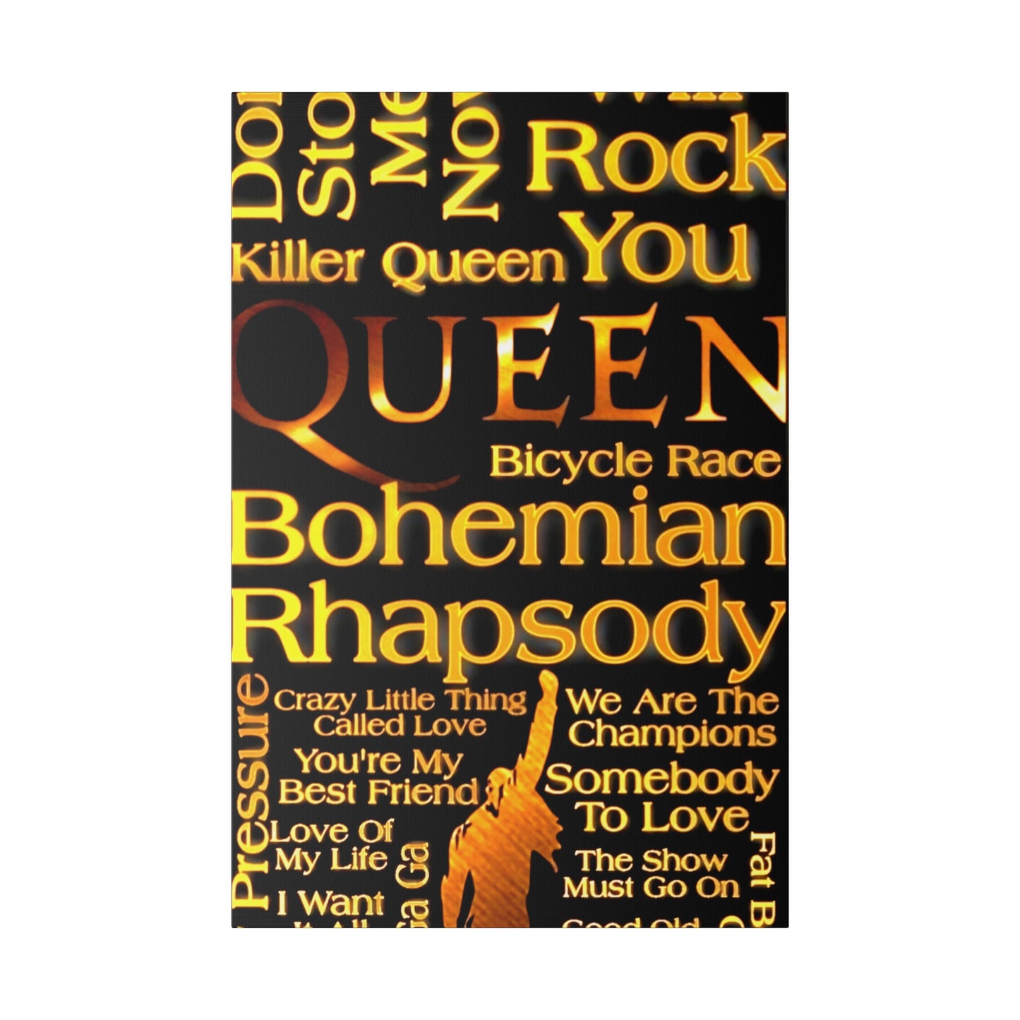 Queen Songs Canvas
