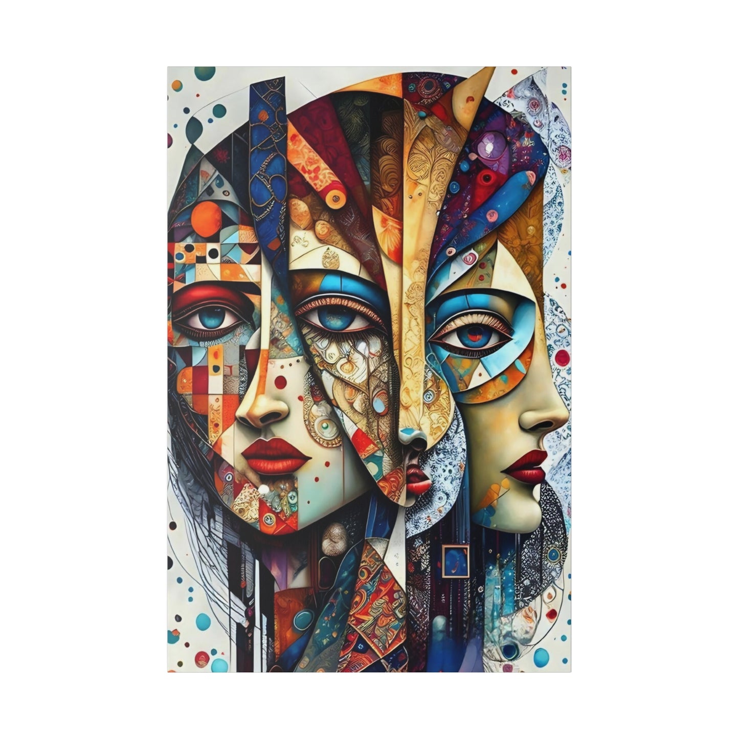 The 3 Faces Canvas Wall Art