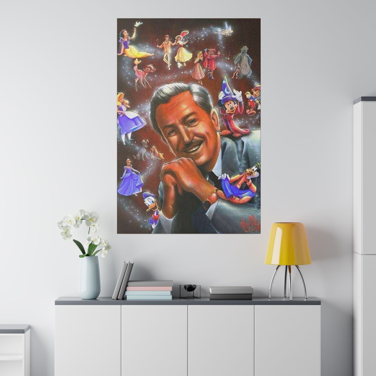 Walt Disney And His Magical World - Canvas