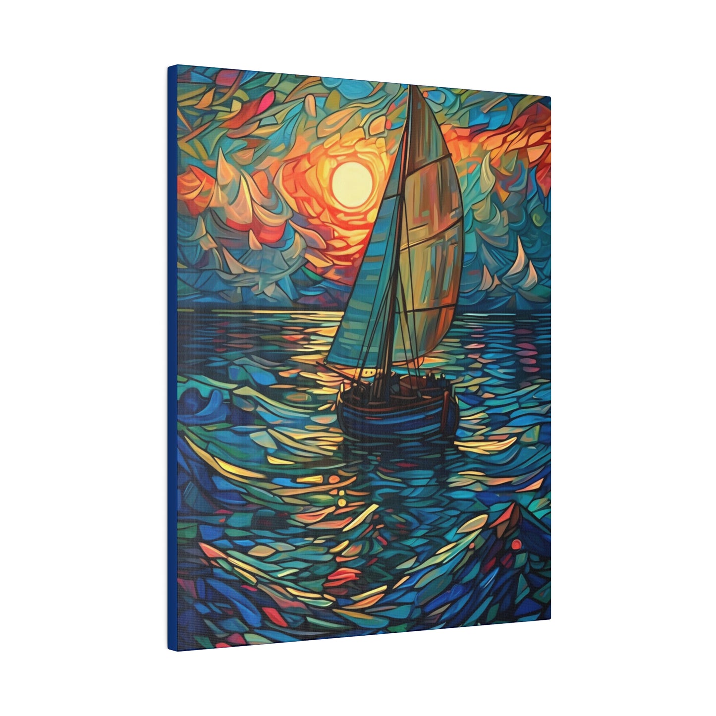 Ship on the Sea: Nautical Wall Art - Canvas