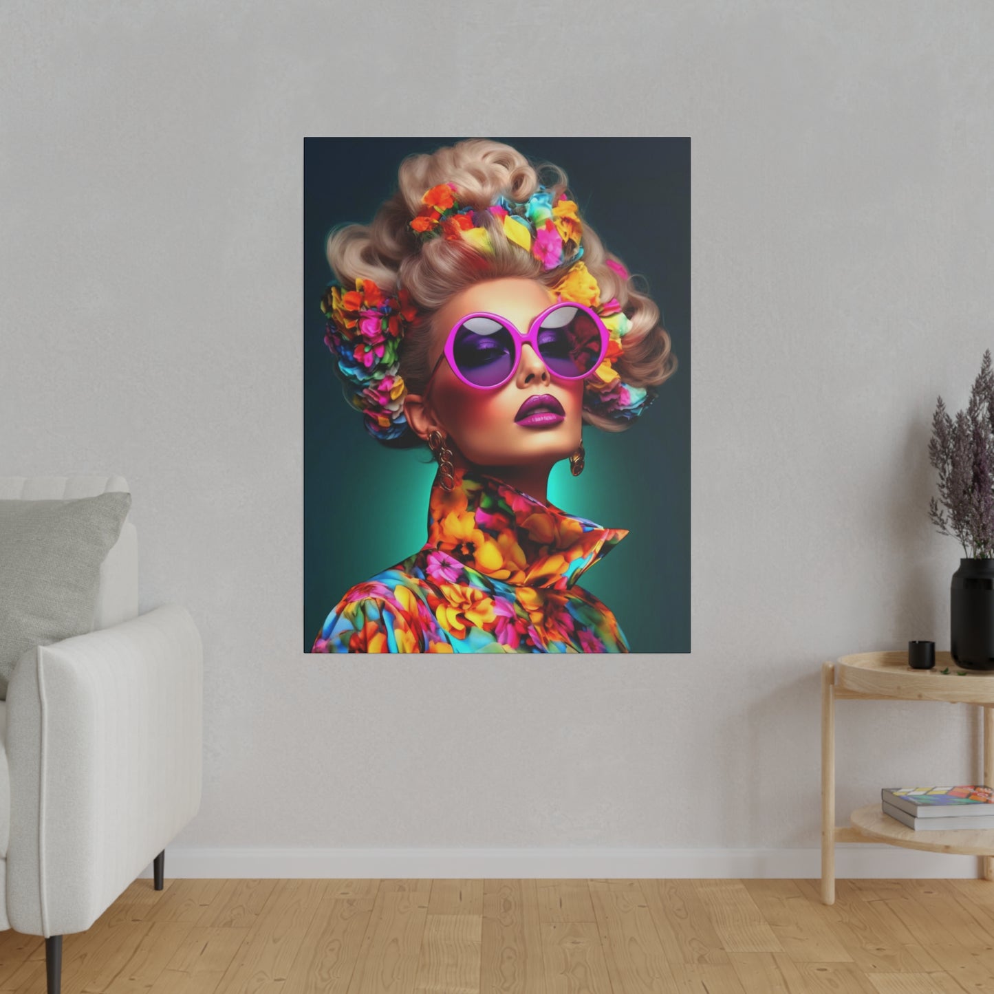Vibrant Women: Colorful Art Style - Canvas