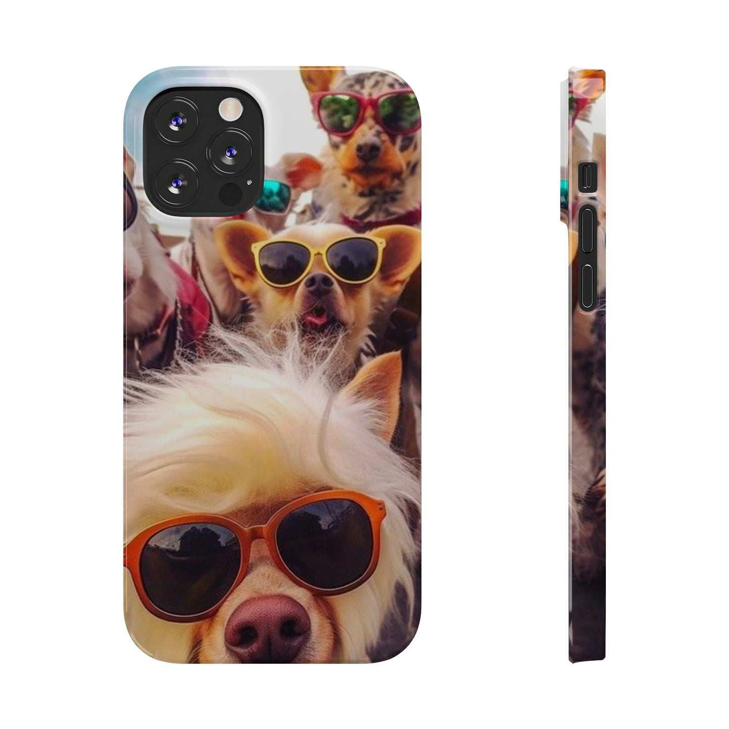Cool Dogs make Selfie iPhone 15, 14, 13, 12, 11 Cases