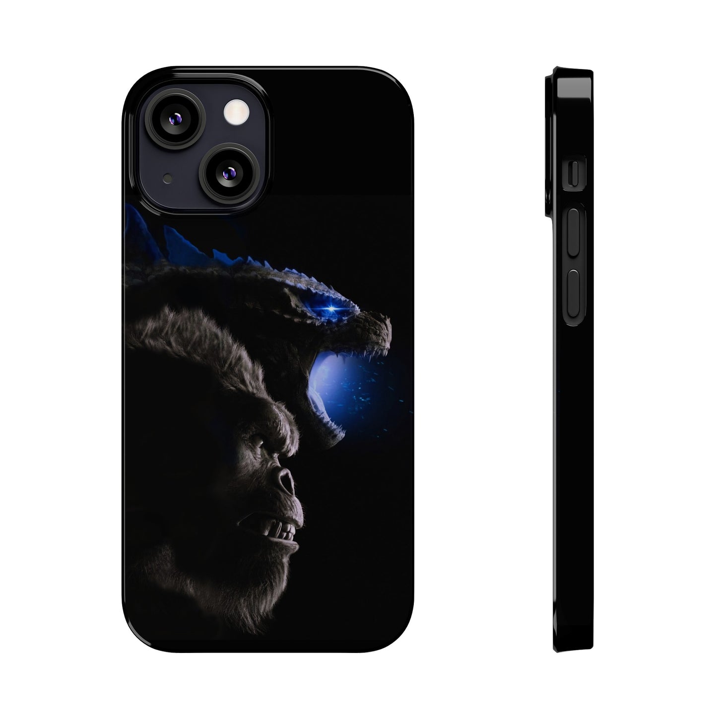 Godzilla x Kong New Age iPhone Cases: Unleash the Titans (Blue Edition)