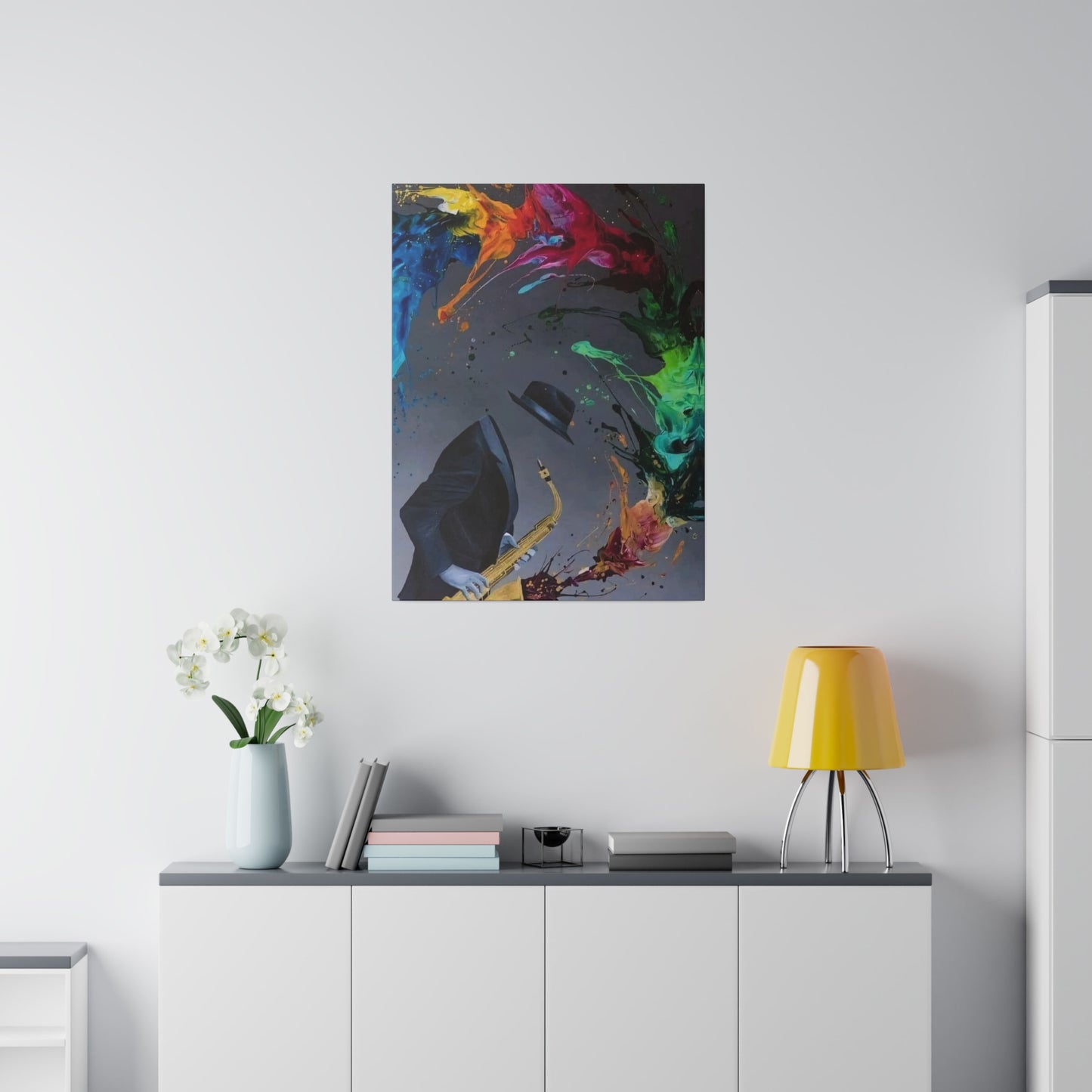 Saxophonist Symphony: Music-Inspired - Canvas