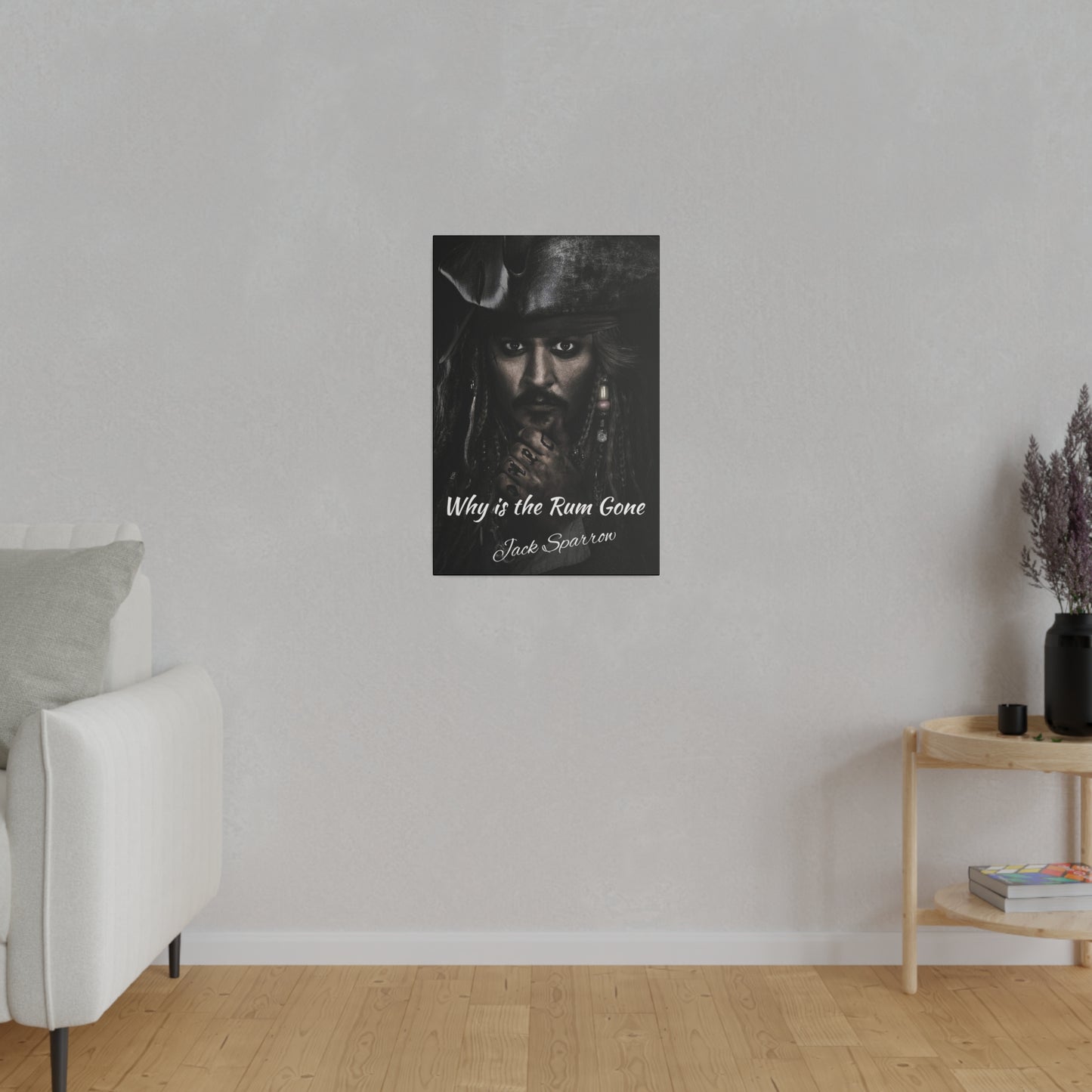Captain Jack Sparrow - Why is the Rum Gone Canvas