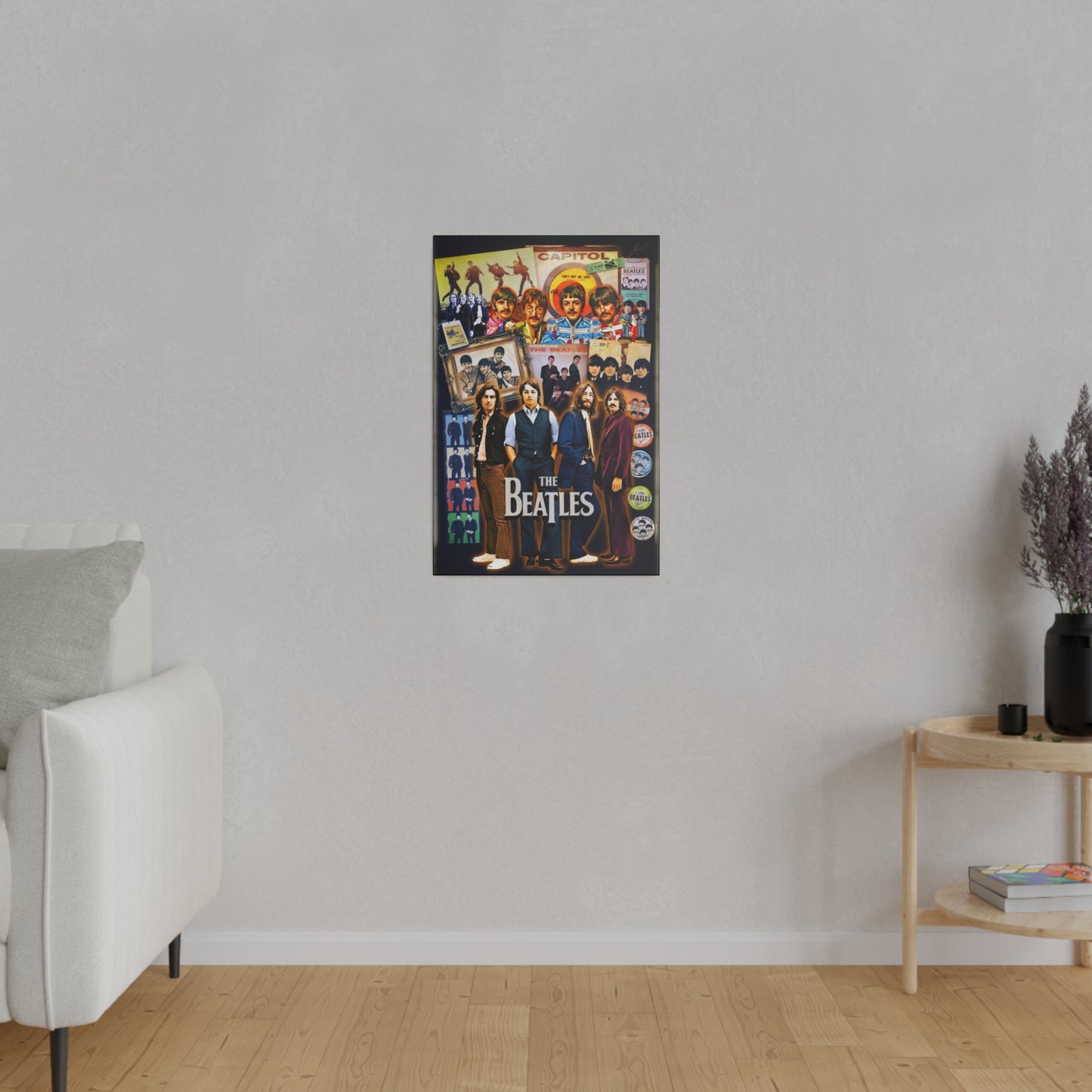 The Beatles: A Compilation of Many Years Canvas