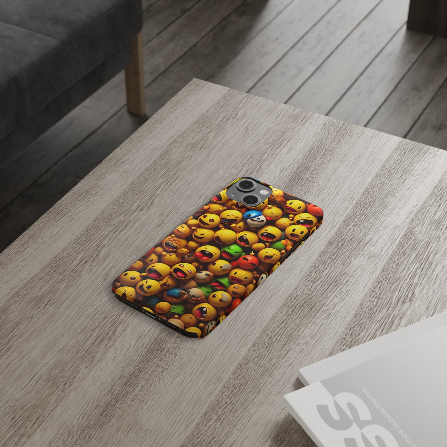 Colorful Emoji Iphone 15, 14, 13, 12 Cases