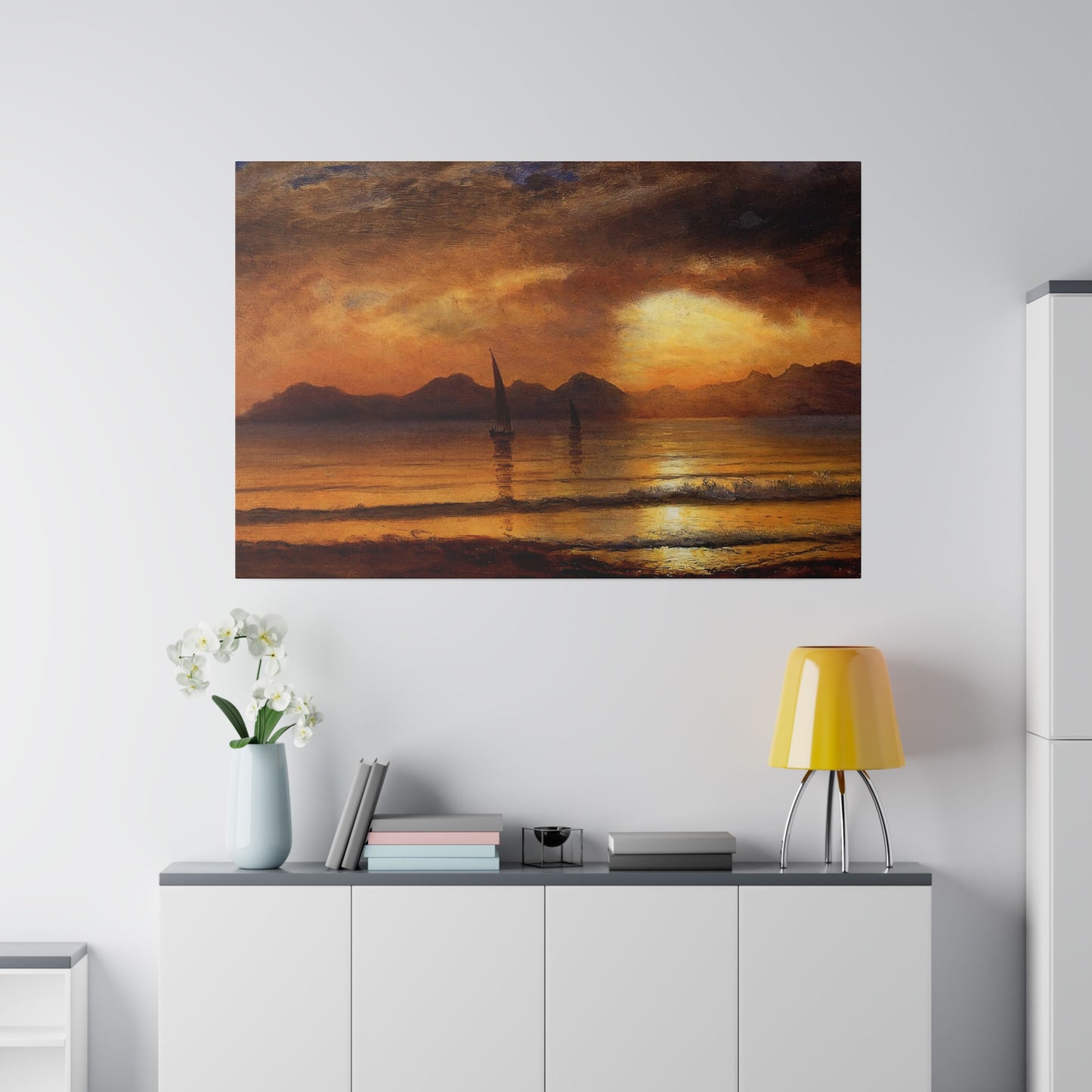 Sailing Into The Sunset - Canvas