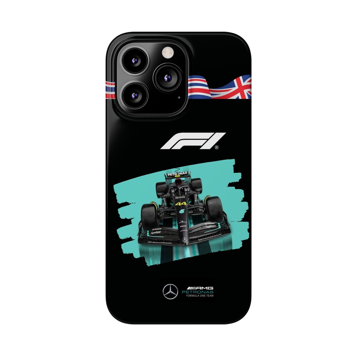 F1 Mercedes Black Edition Iphone Cases
