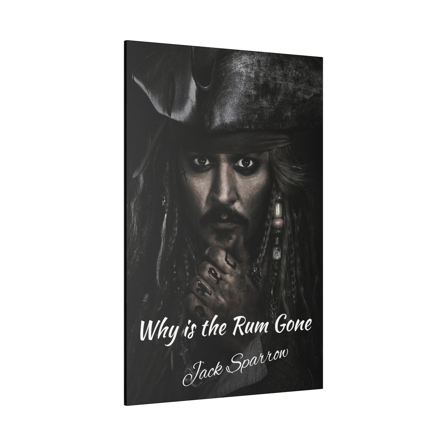 Captain Jack Sparrow - Why is the Rum Gone Canvas