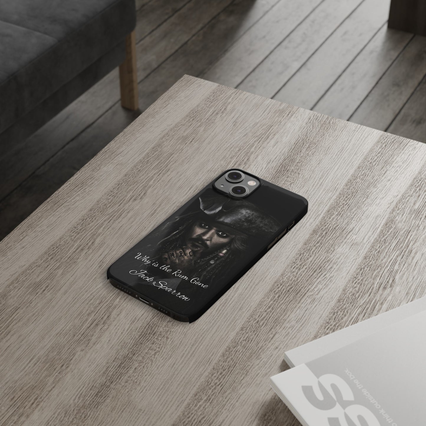 Captain Jack Sparrow: Where's the Rum? iPhone 15, 14, 13, 12 Cases